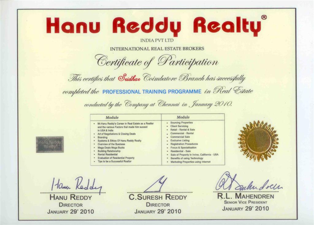 Certificates
