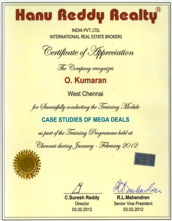 Certificates