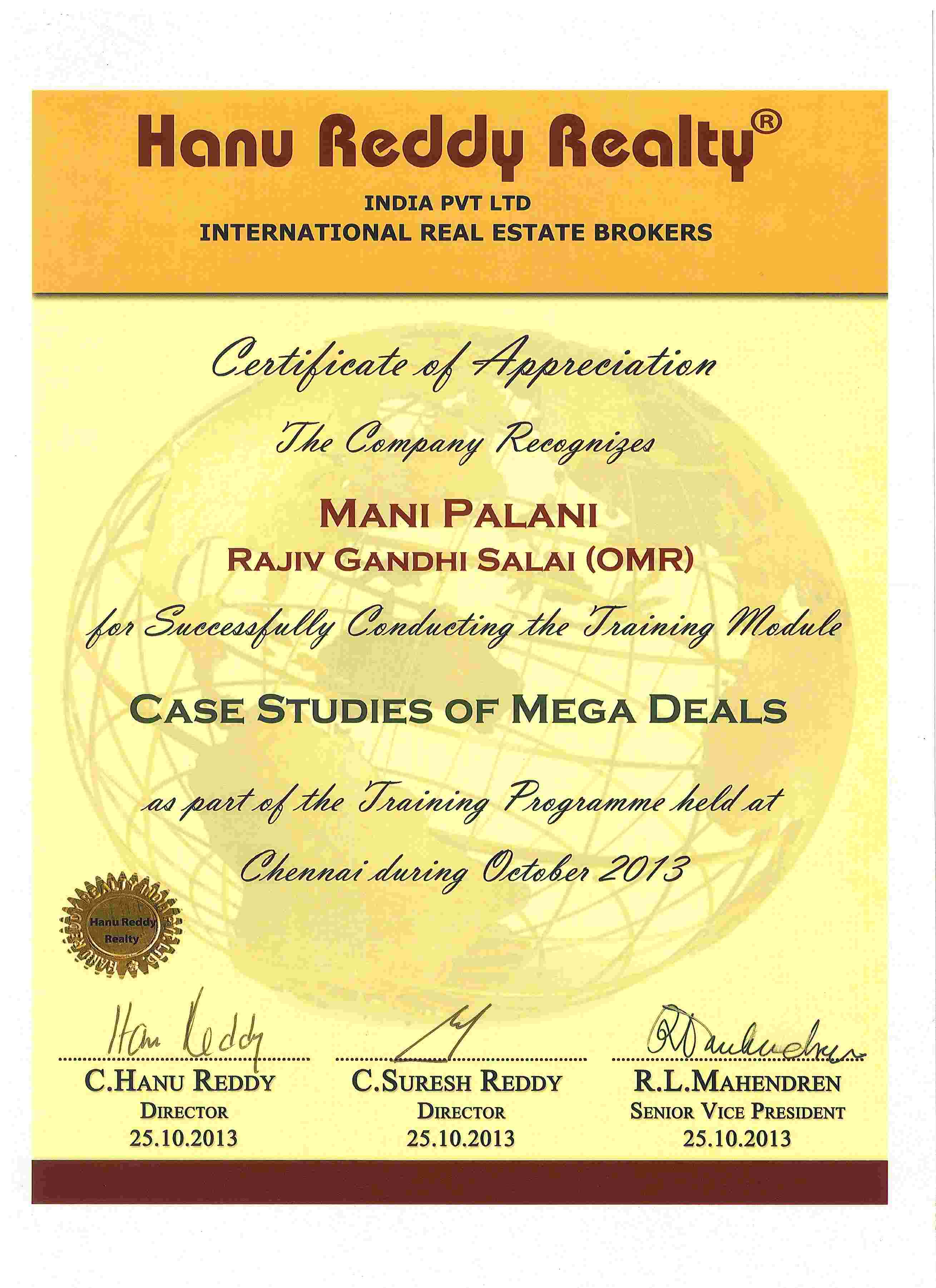 Certificates