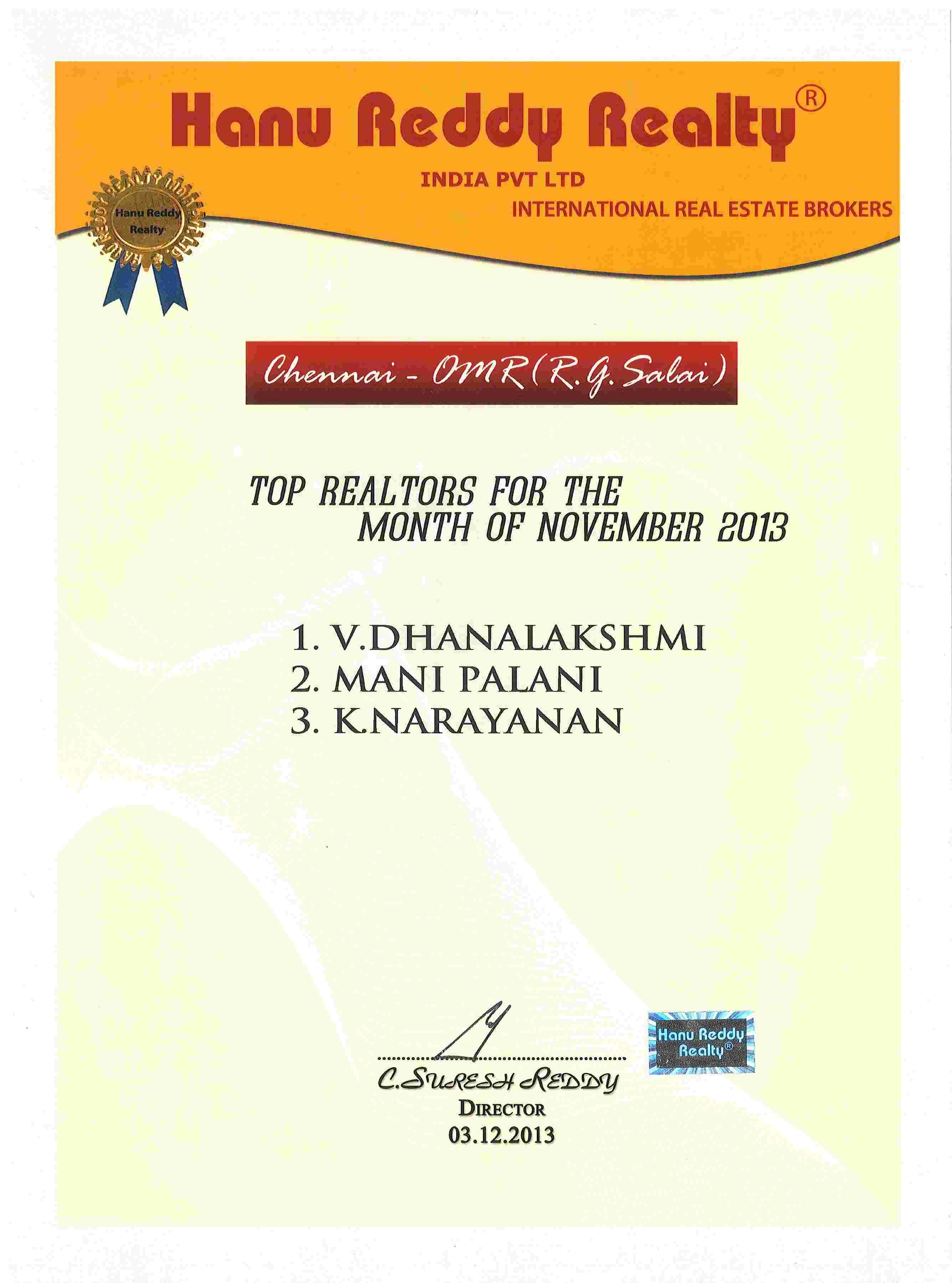 Certificates