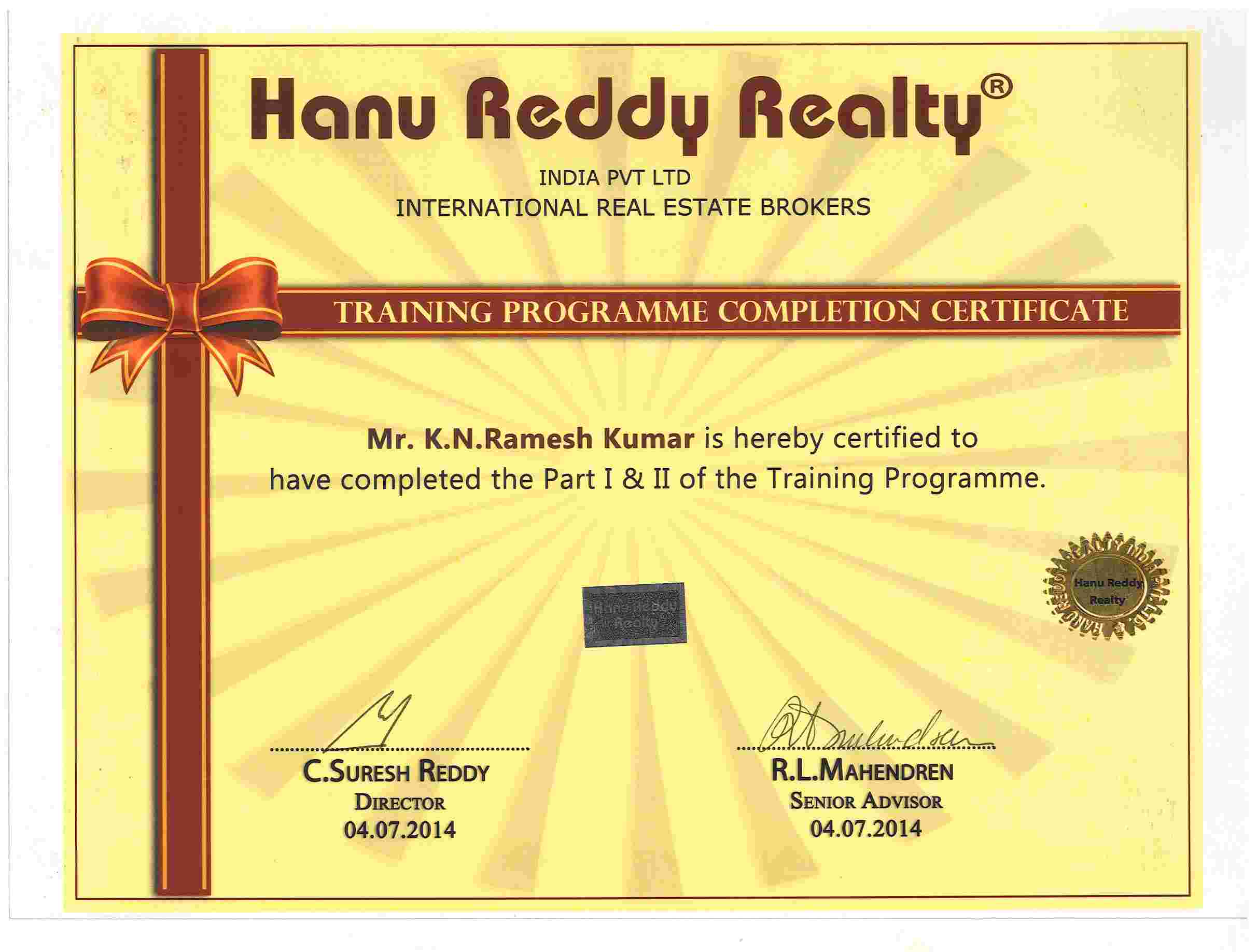 Certificates