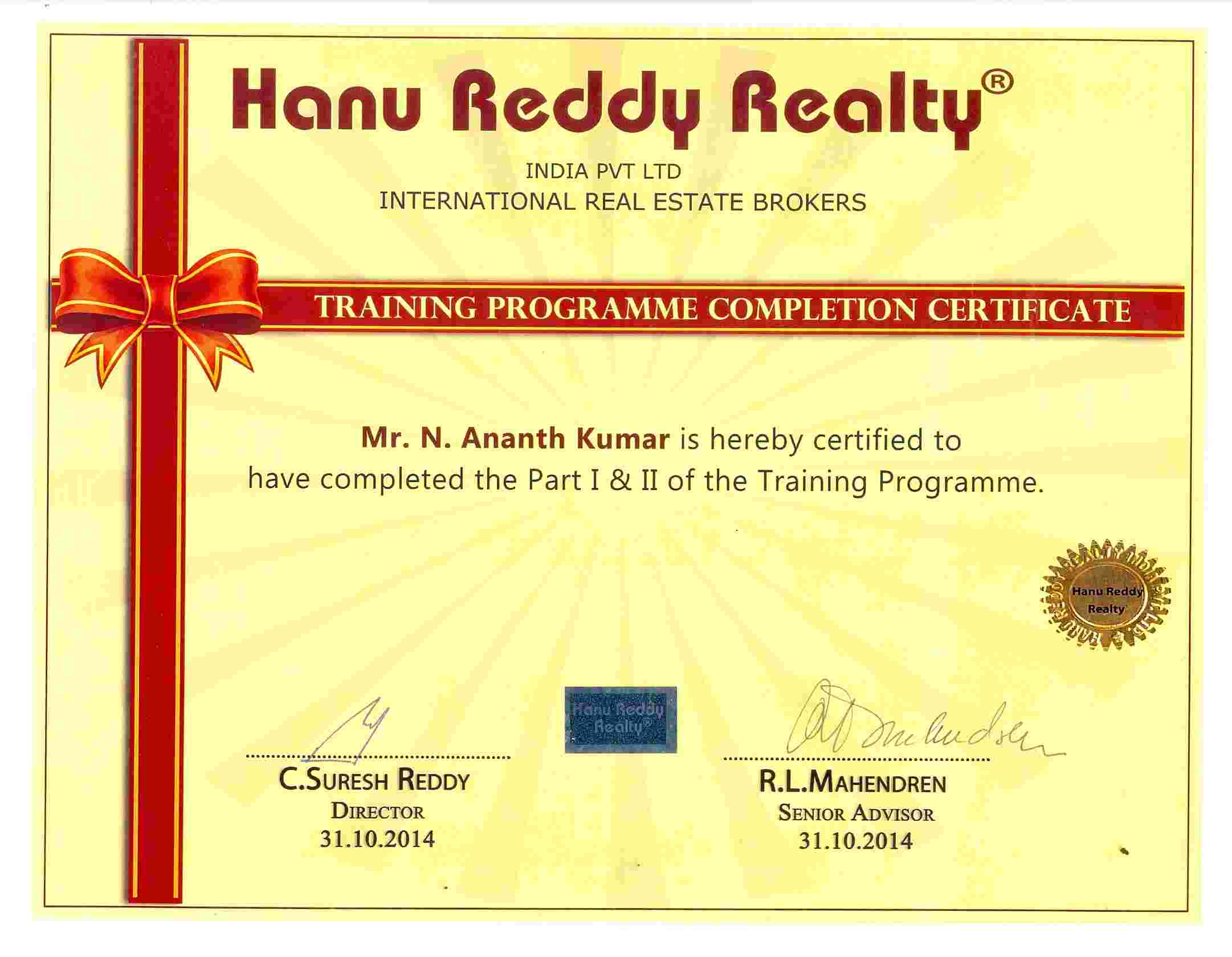 Certificates
