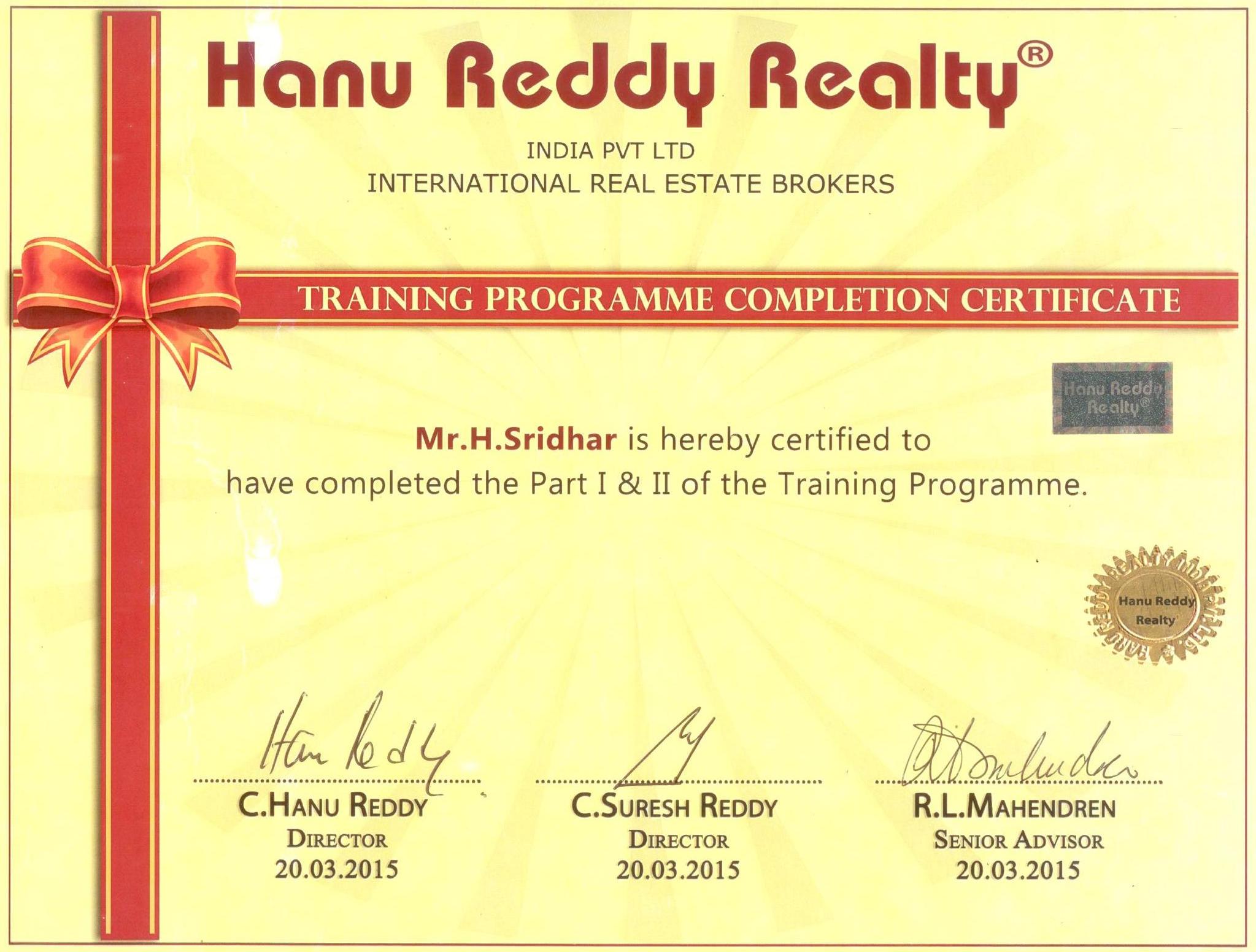 Certificates