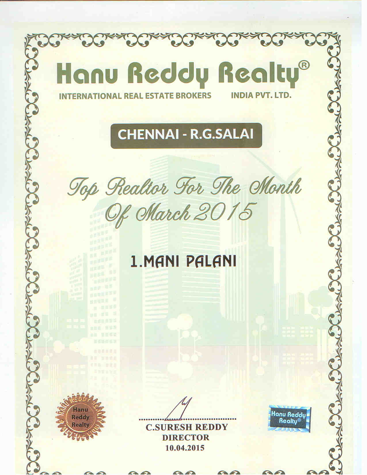 Certificates