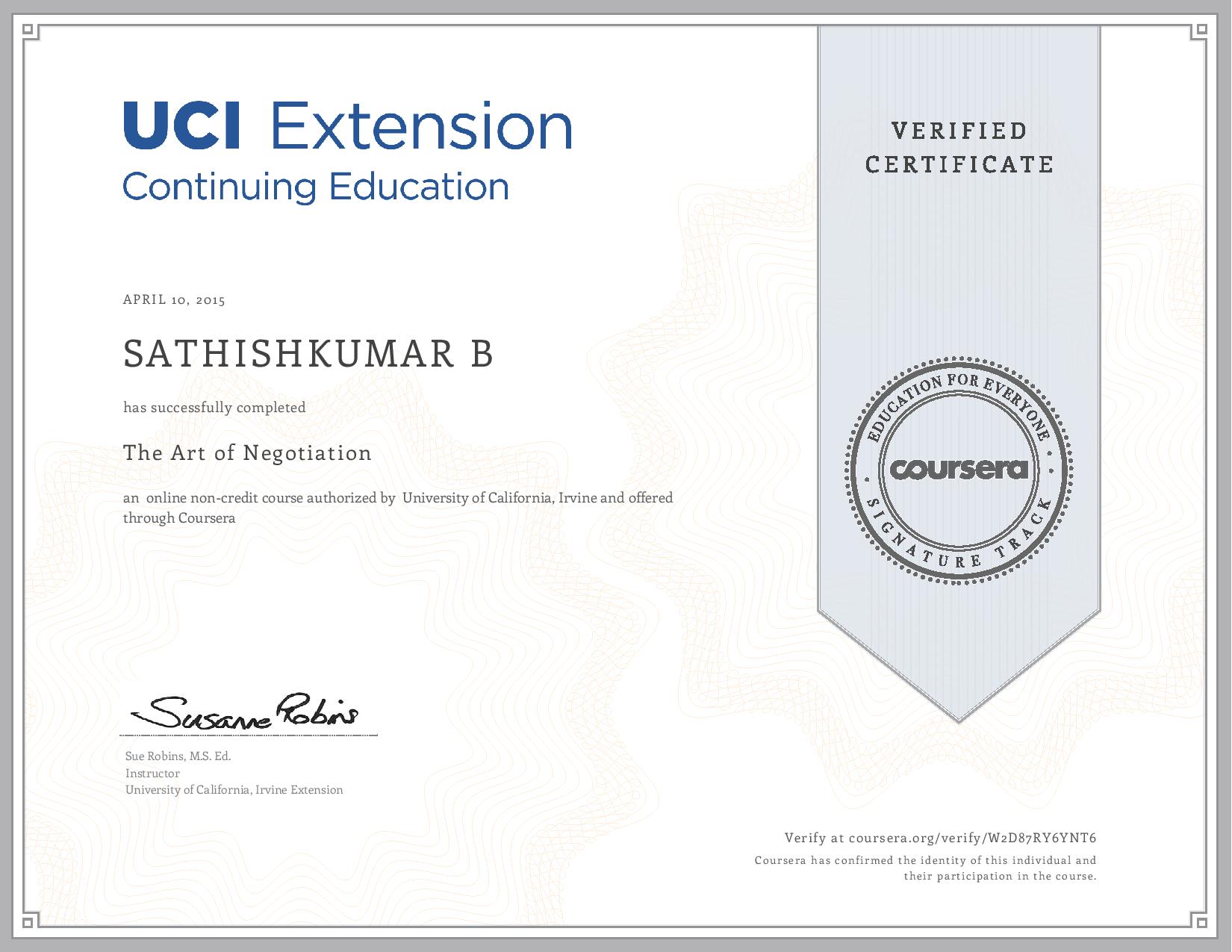 Certificates