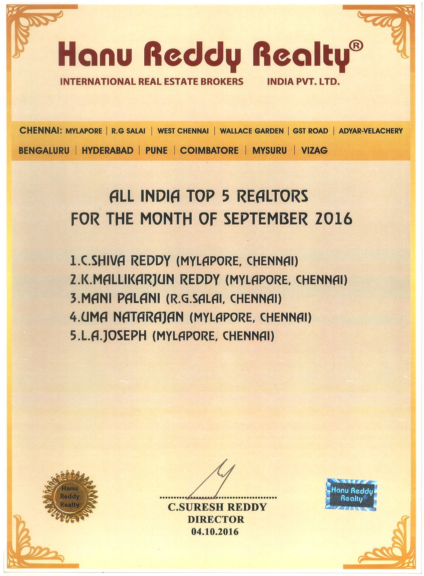Certificates