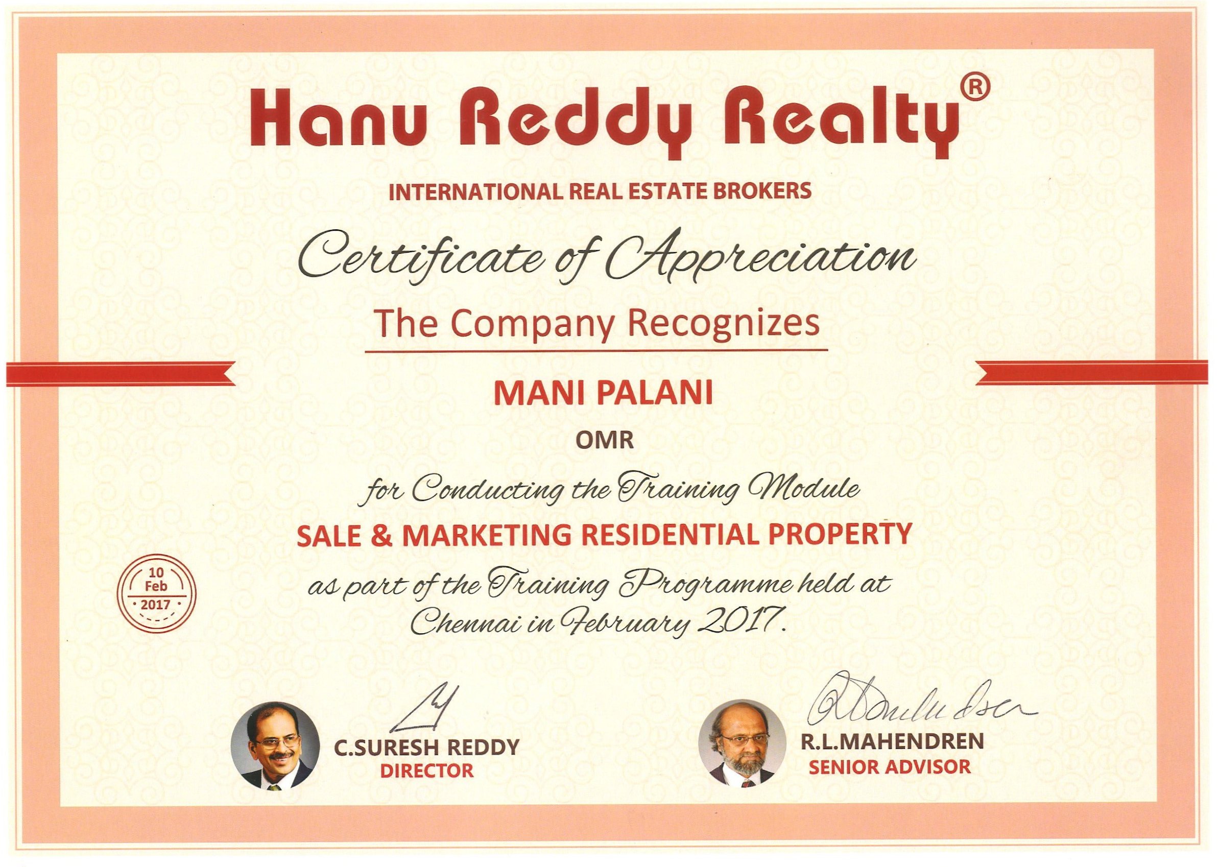 Certificates