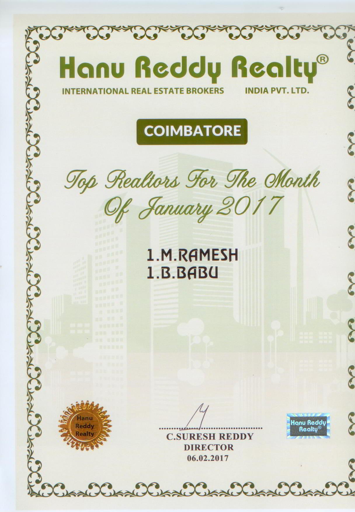 Certificates