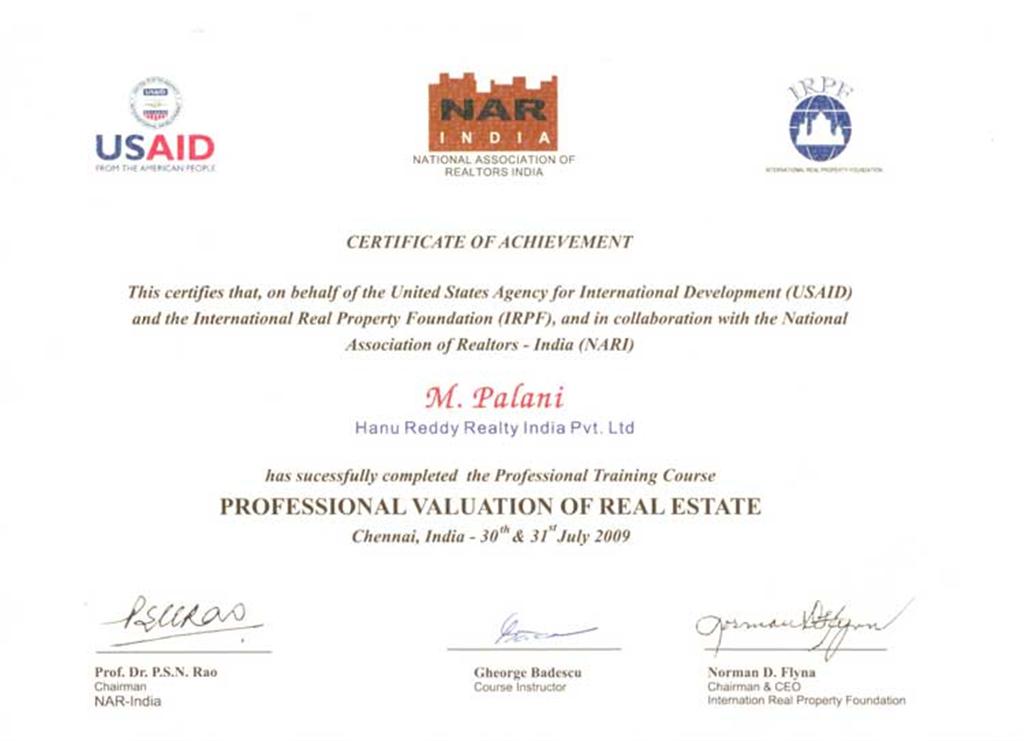 Certificates