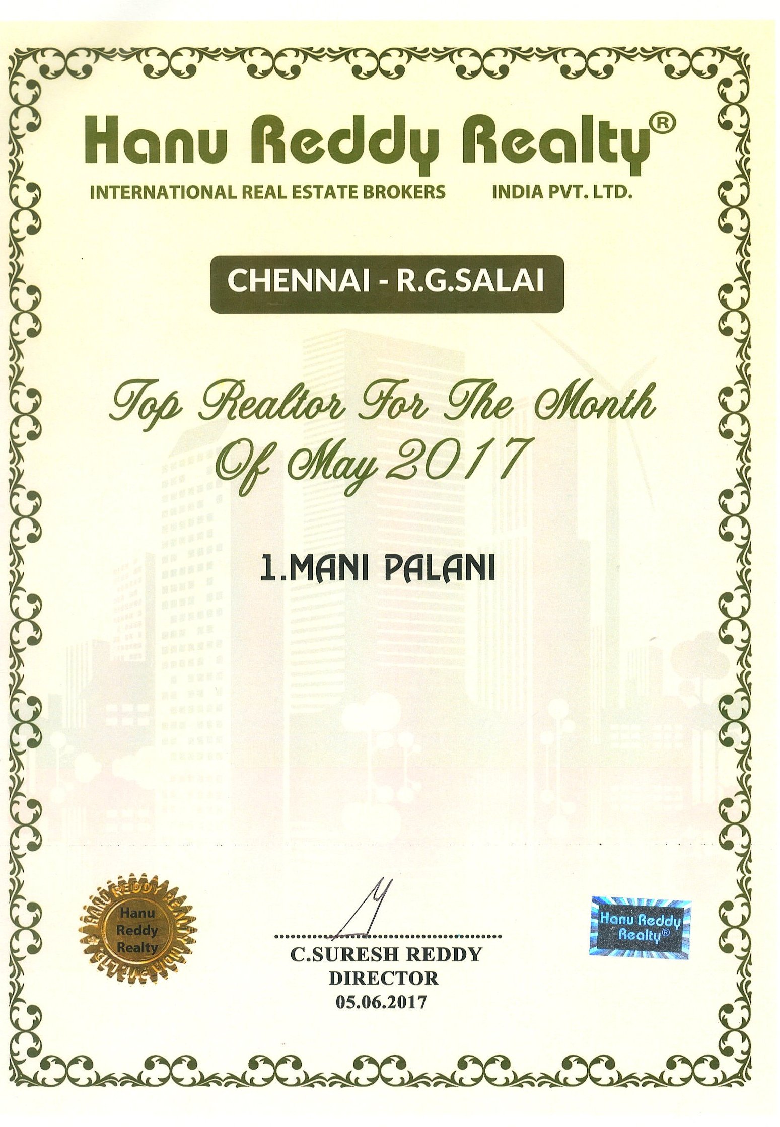 Certificates