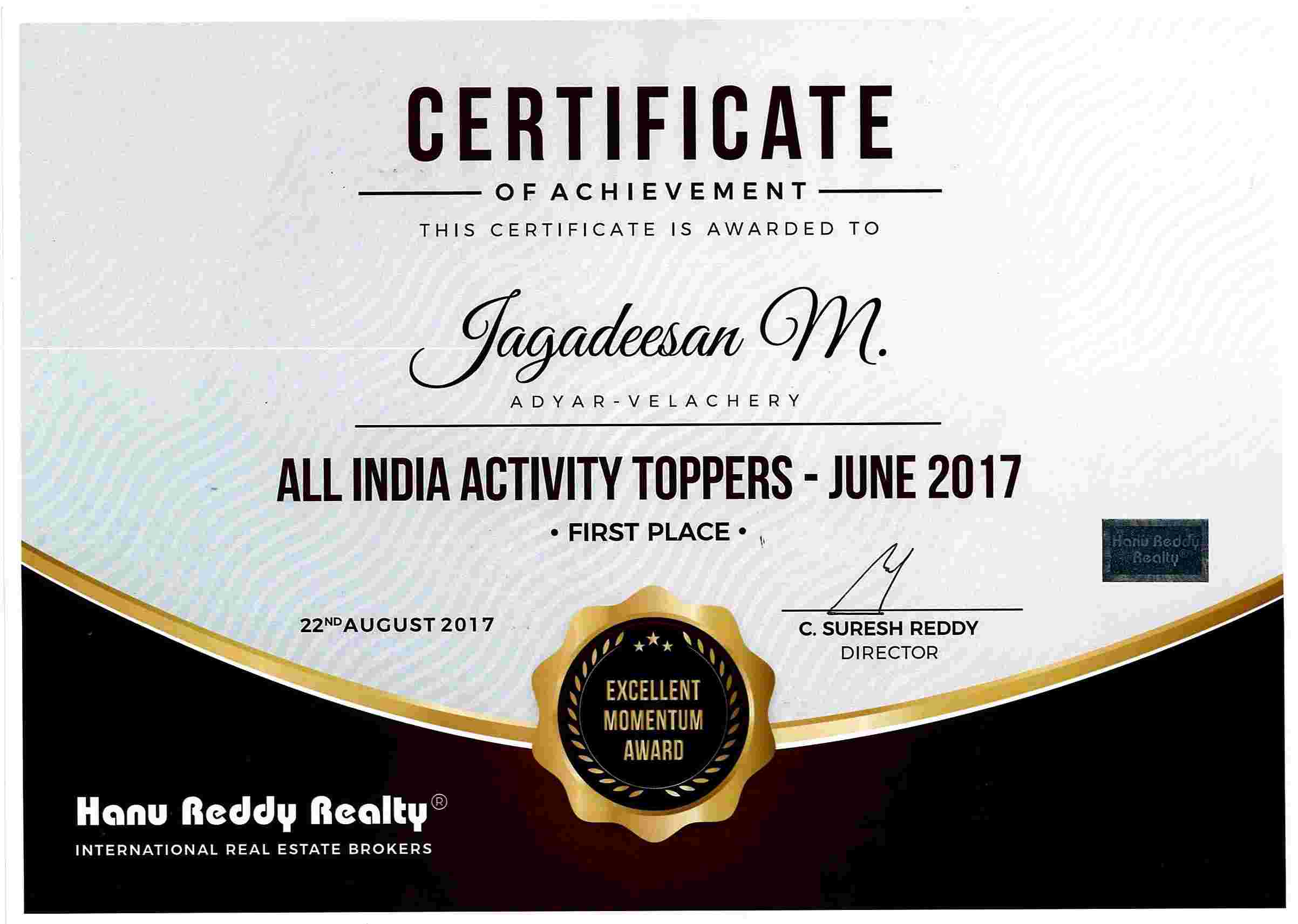 Certificates