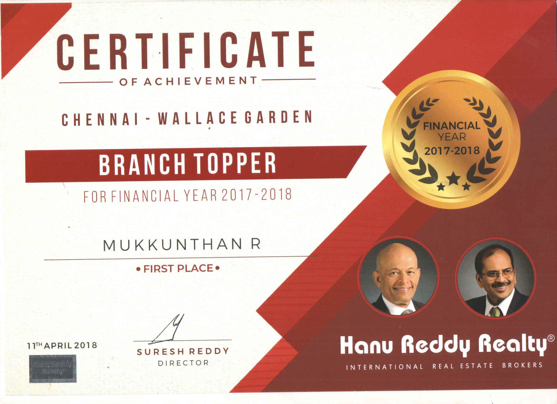 Certificates