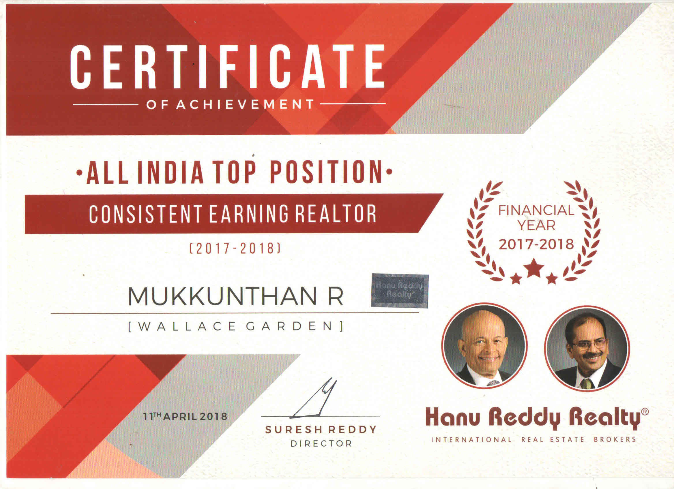 Certificates