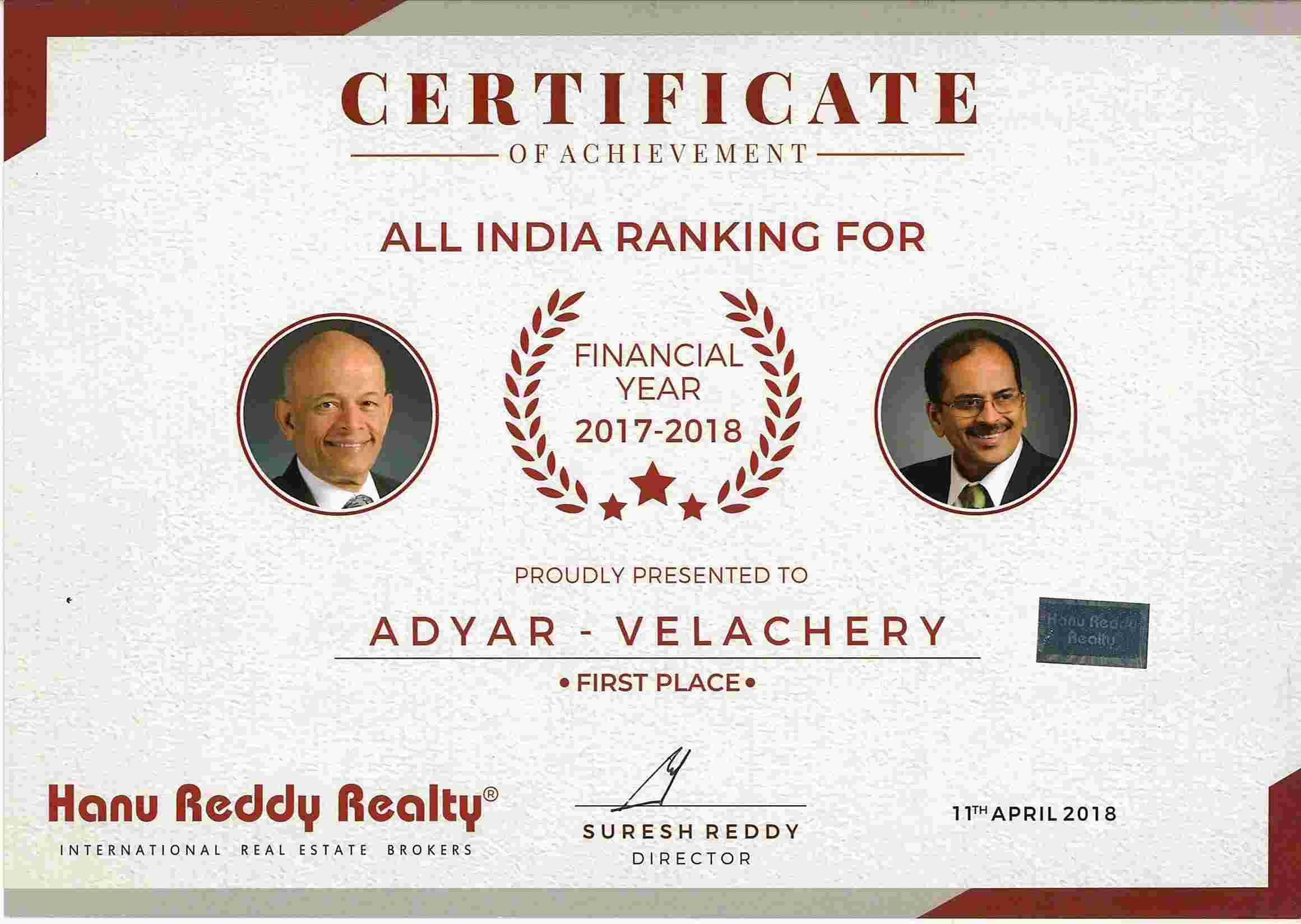 Certificates