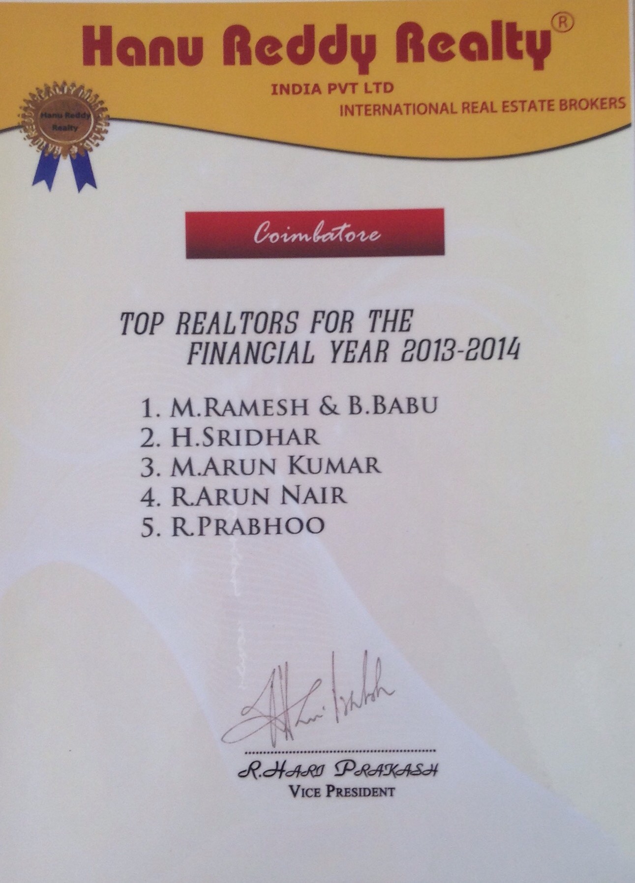 Certificates