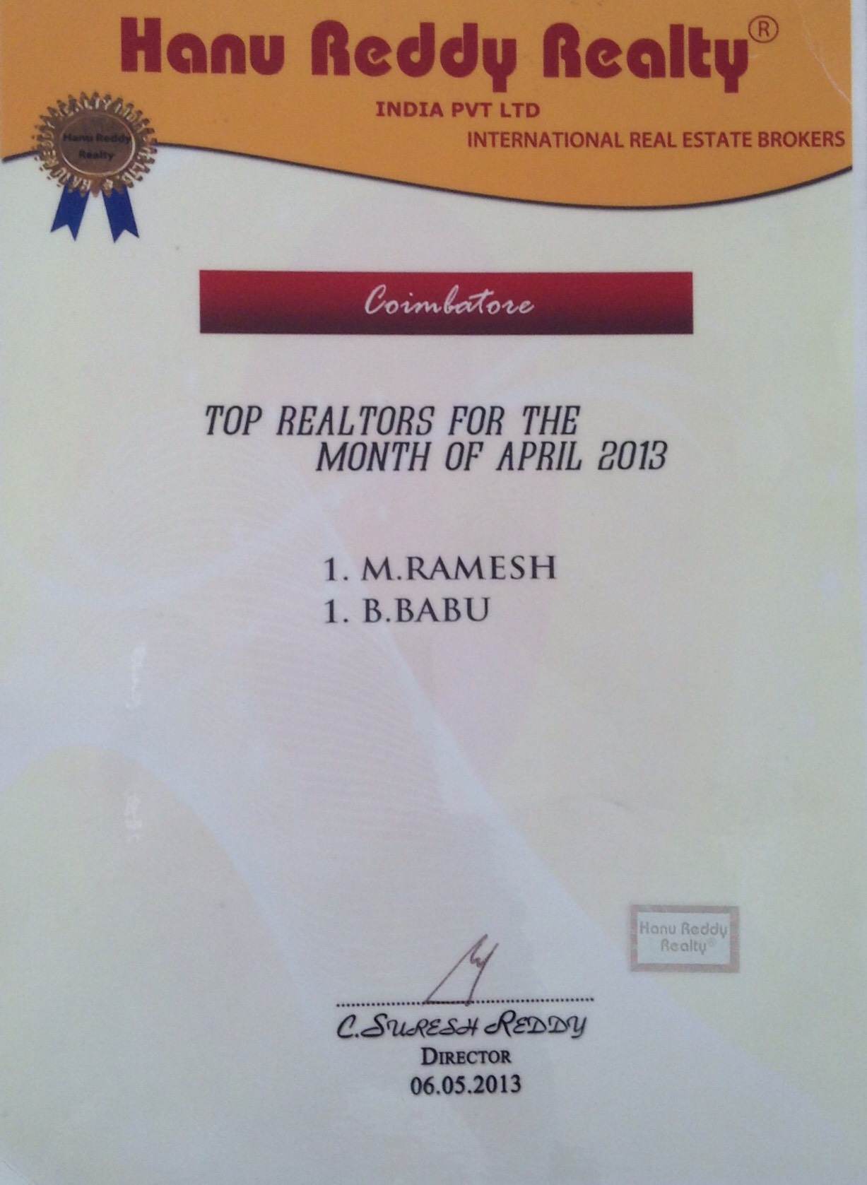 Certificates