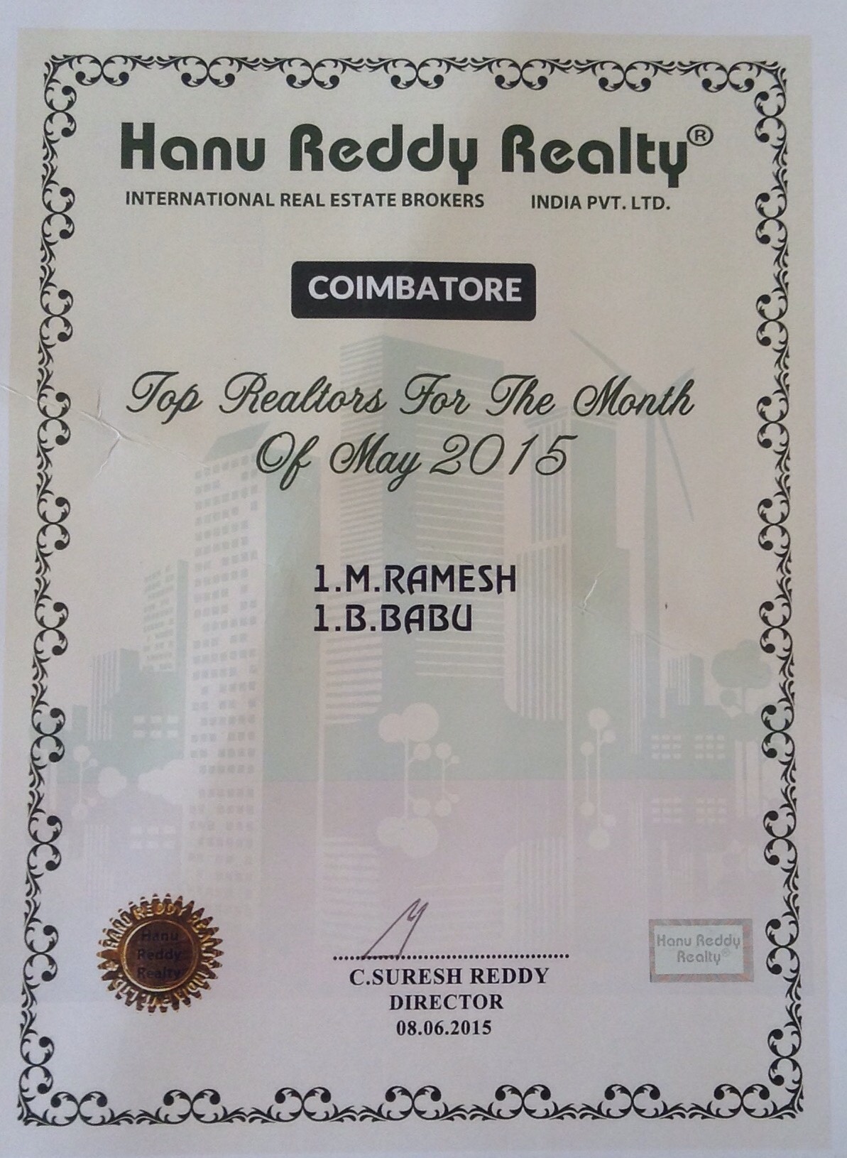 Certificates