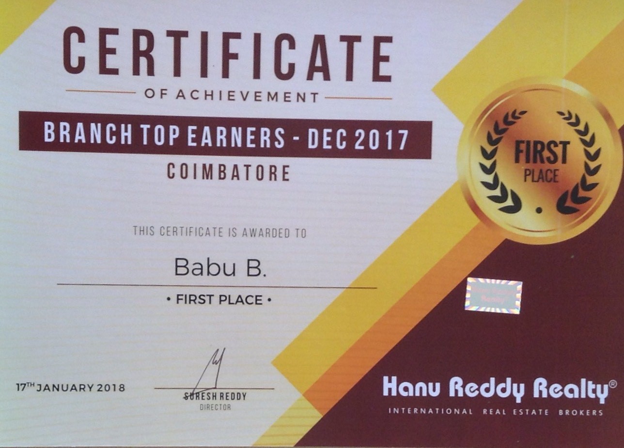 Certificates