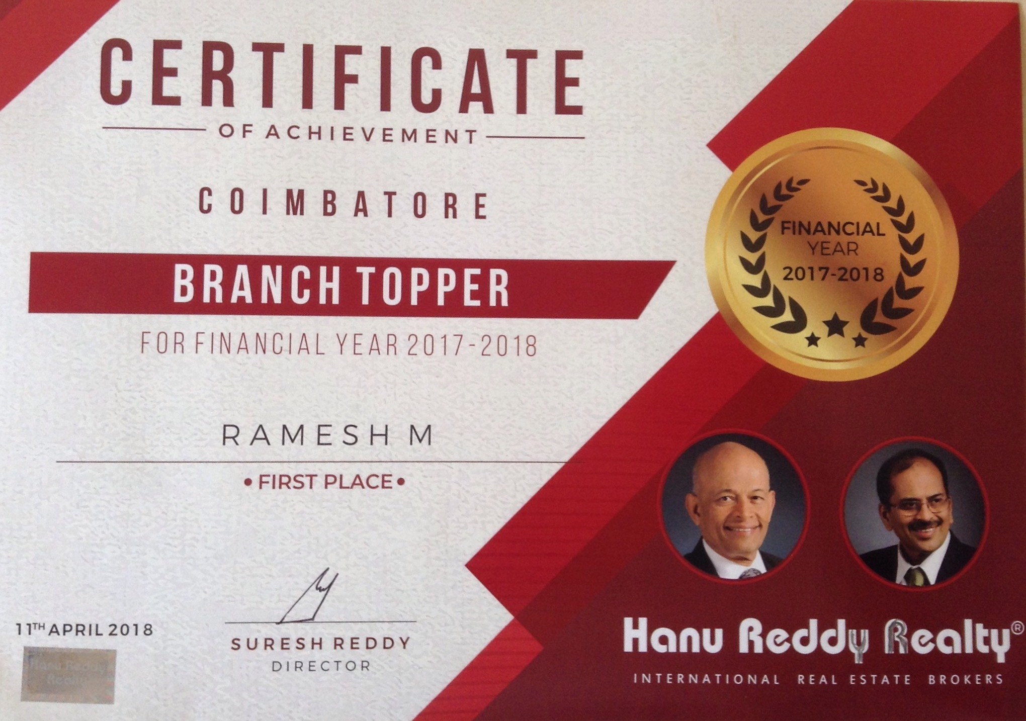 Certificates