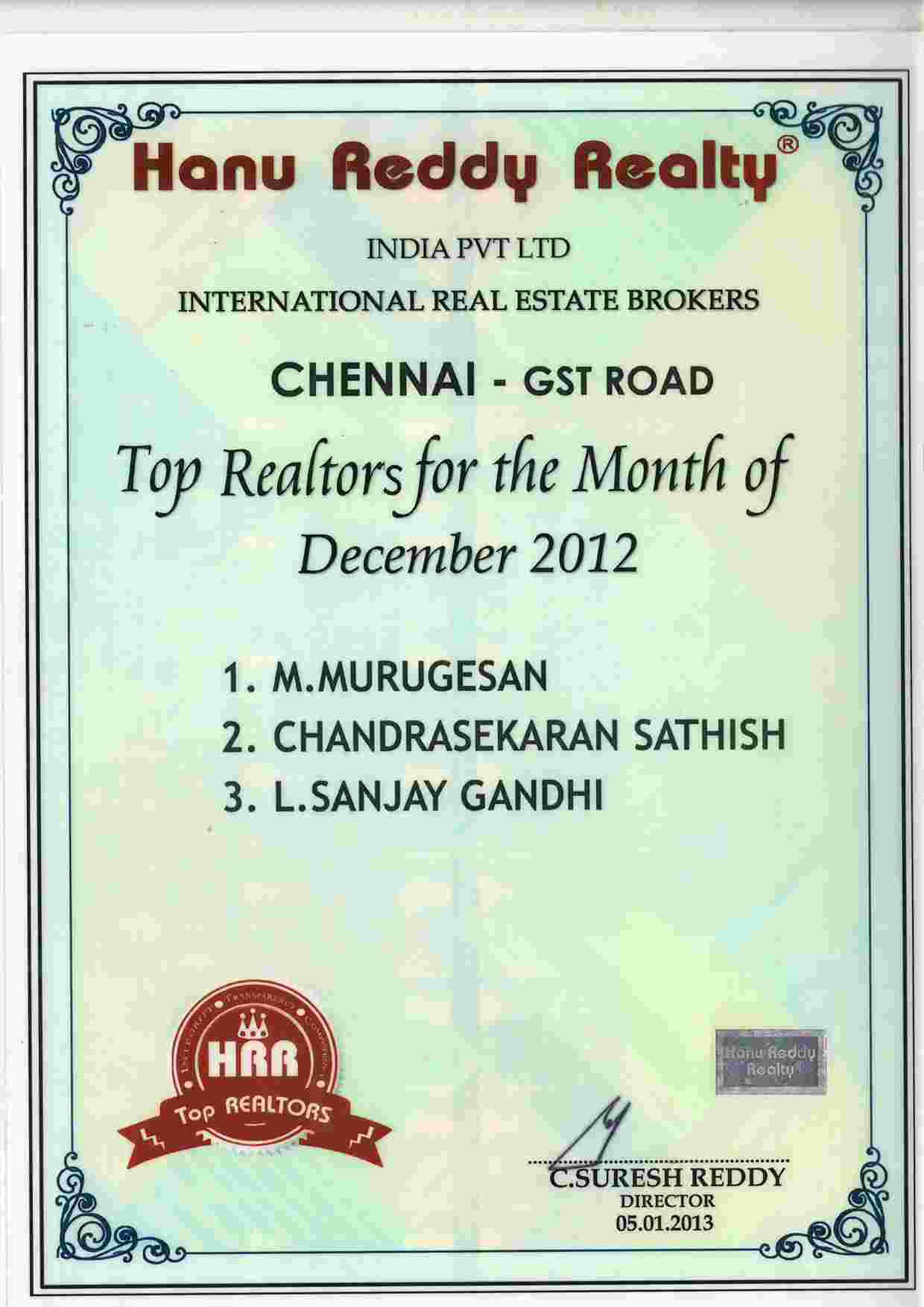 Certificates