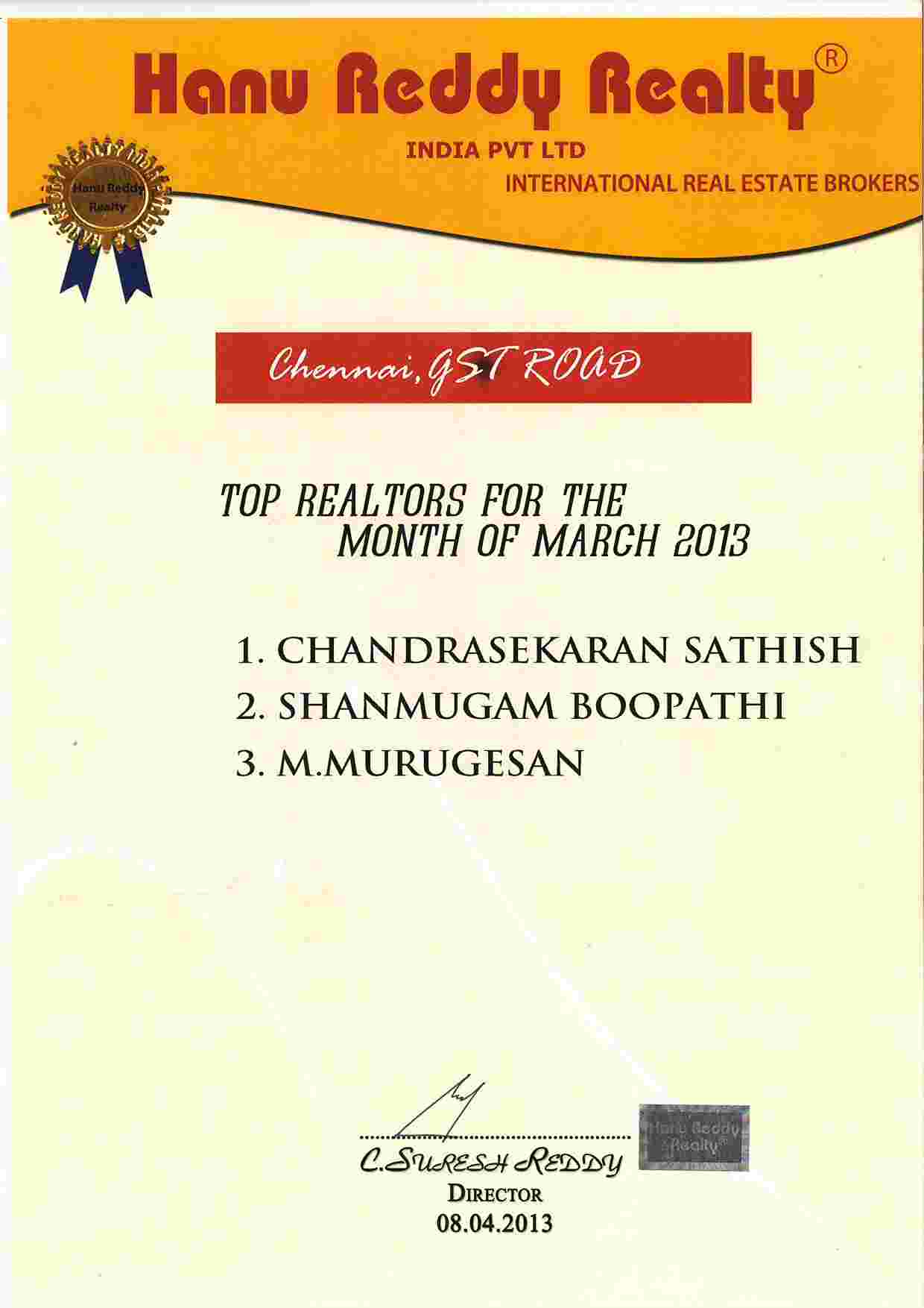 Certificates