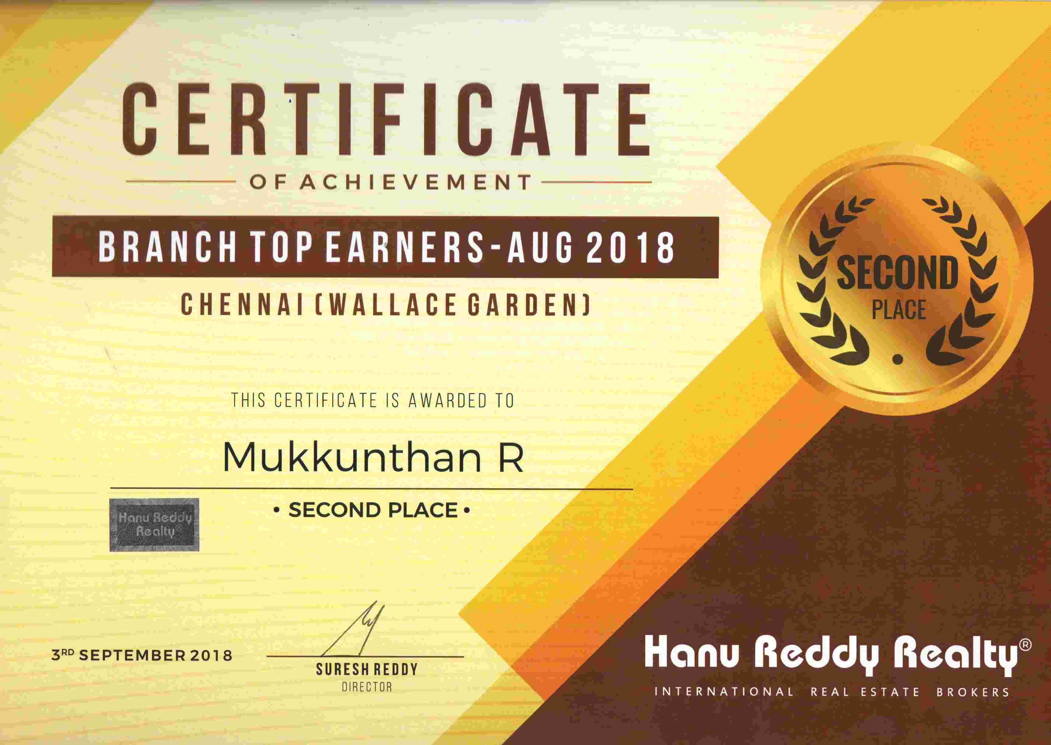 Certificates