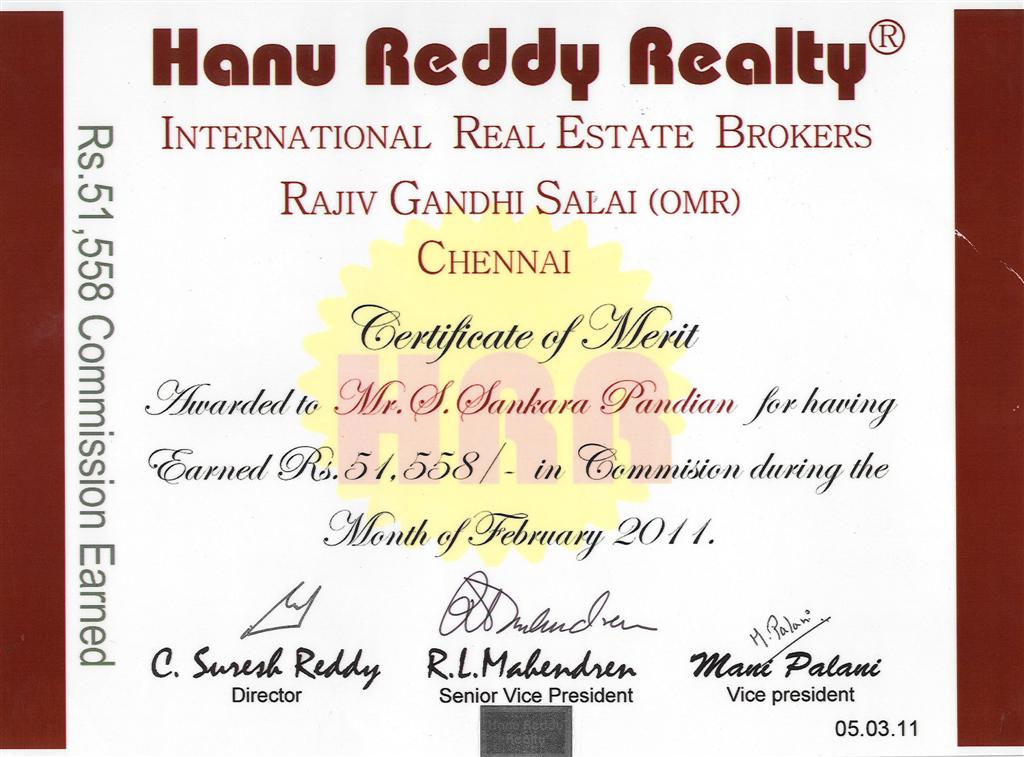 Certificates