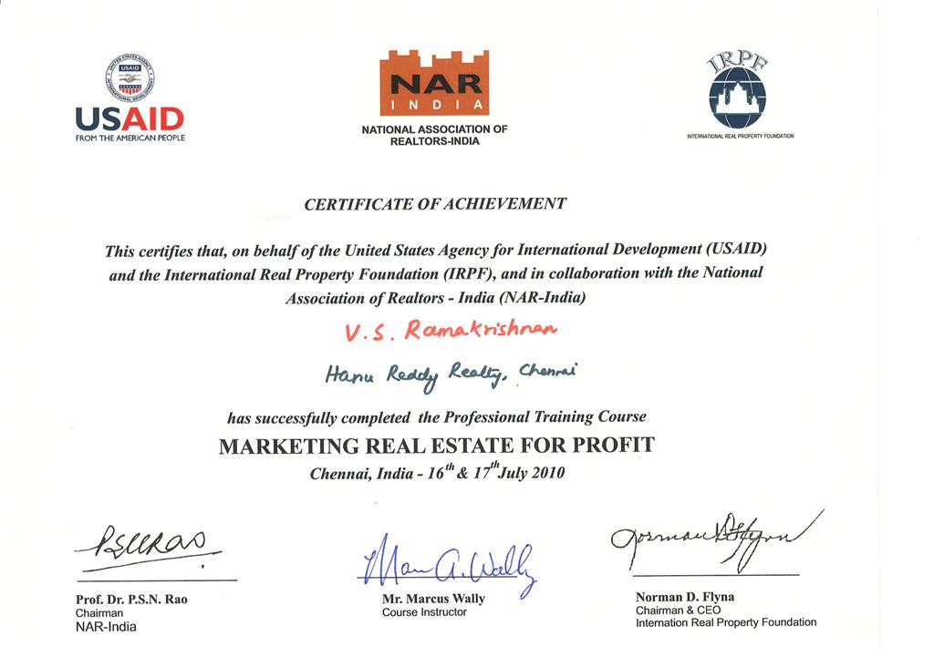 Certificates