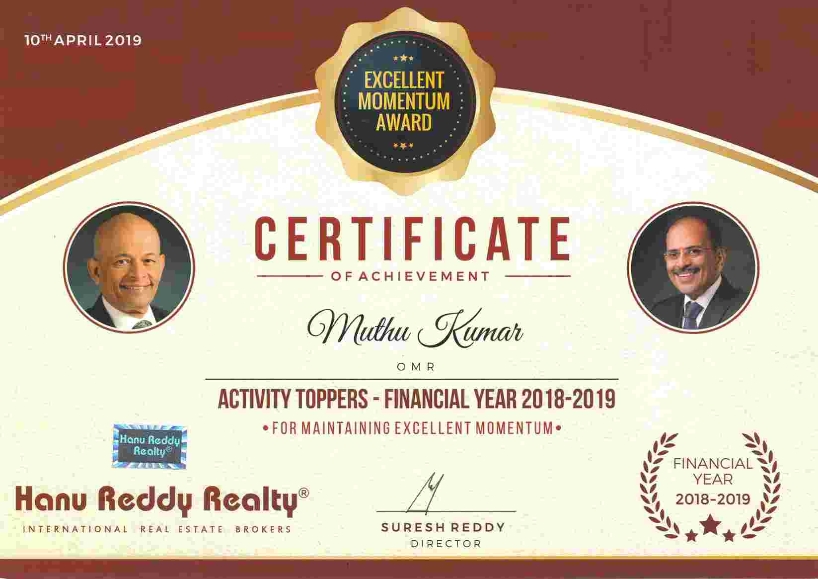 Certificates