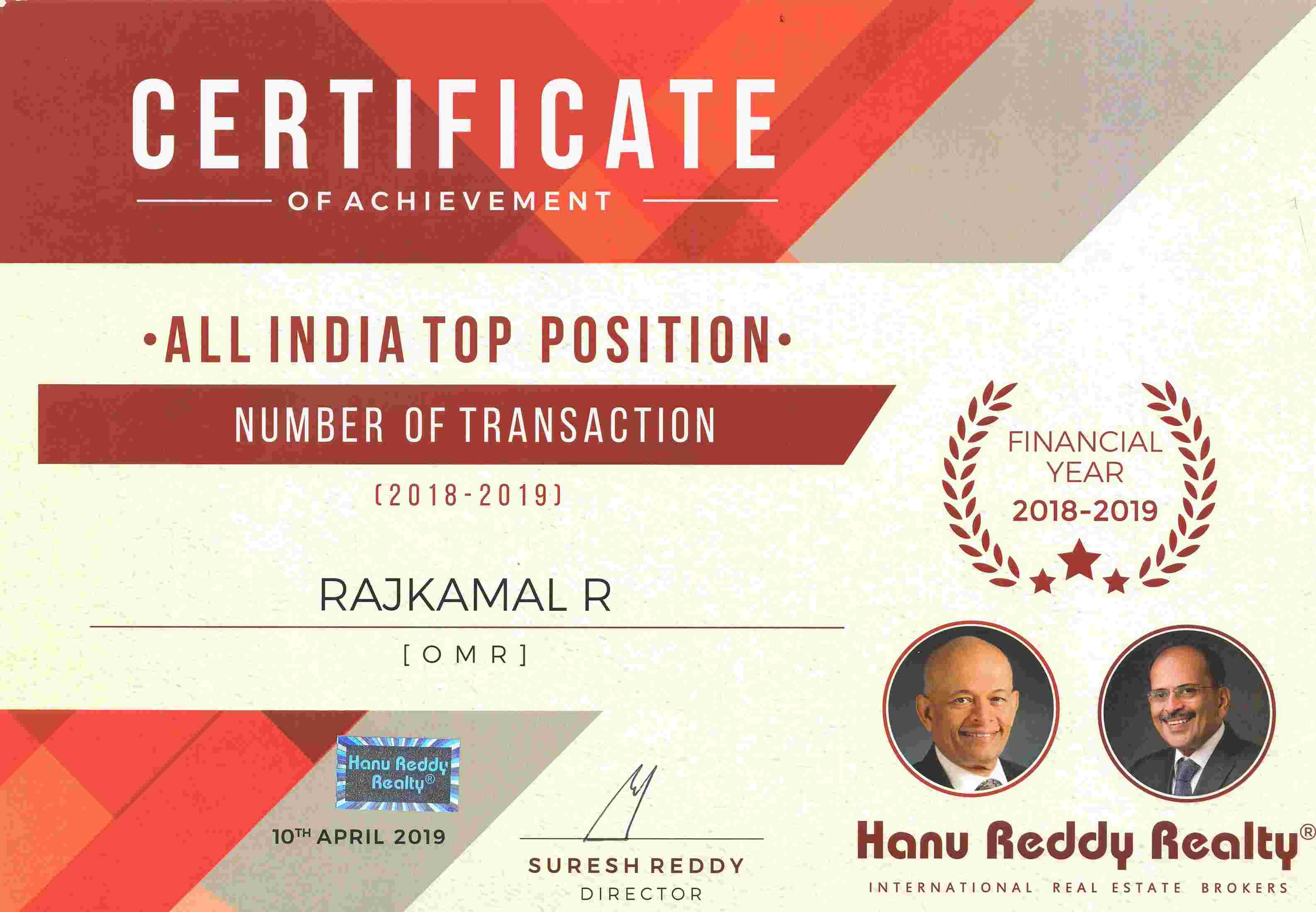 Certificates