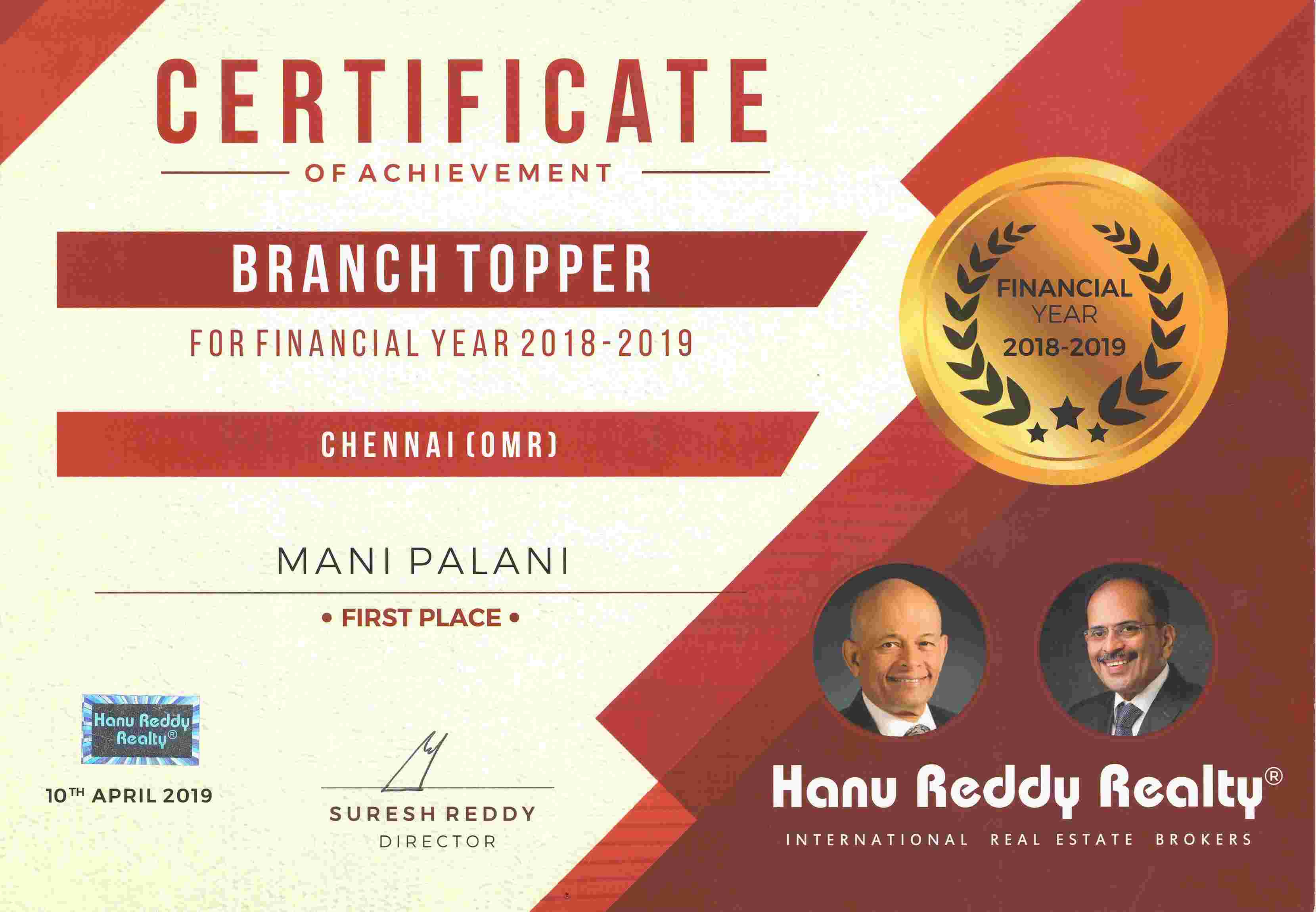 Certificates