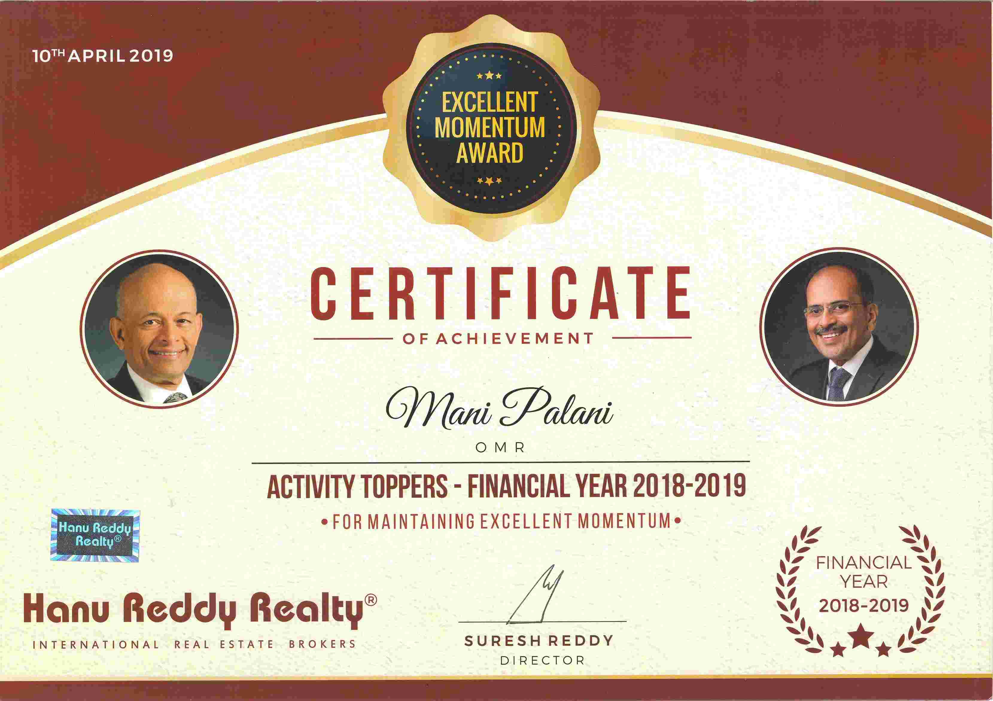 Certificates