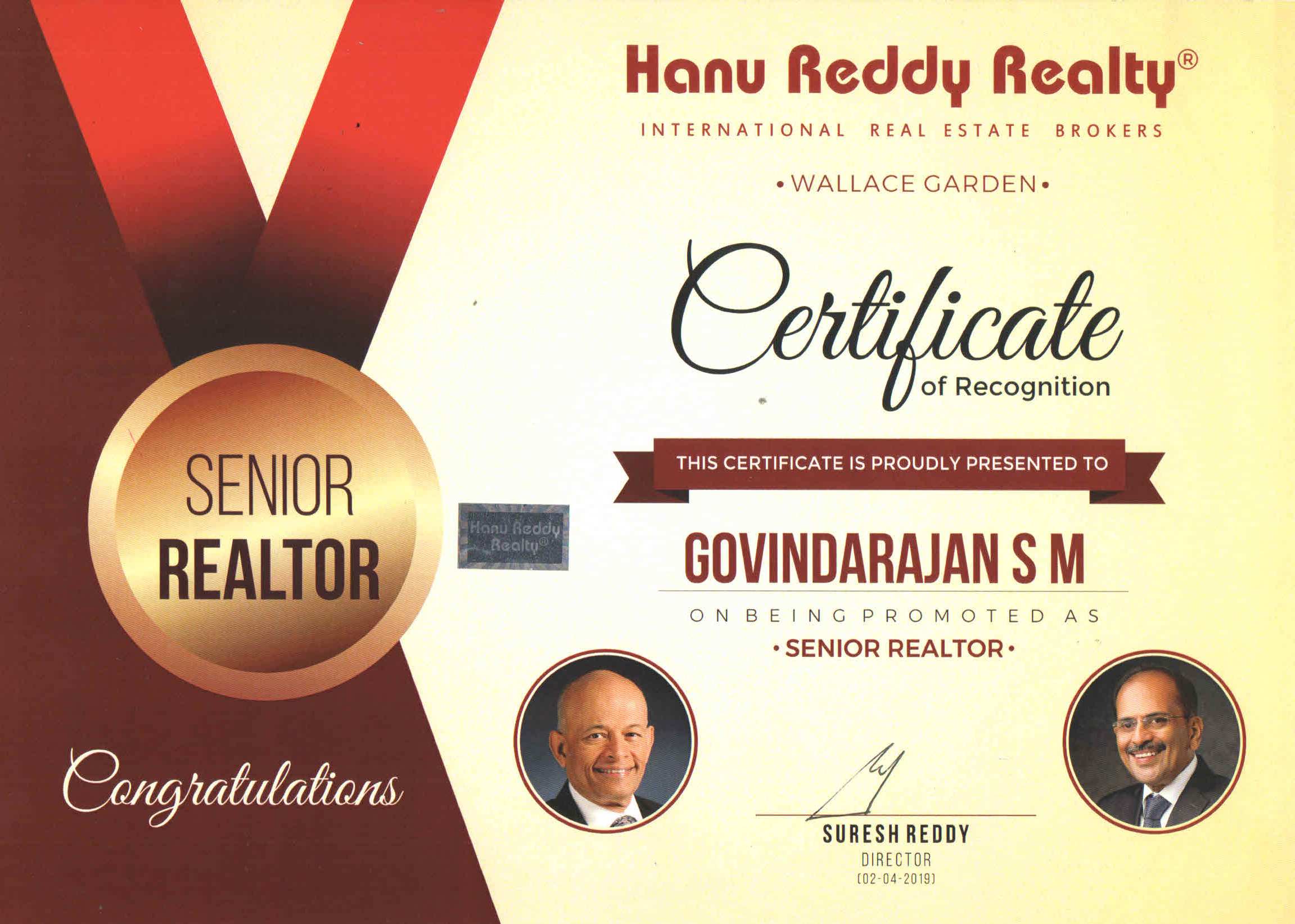 Certificates
