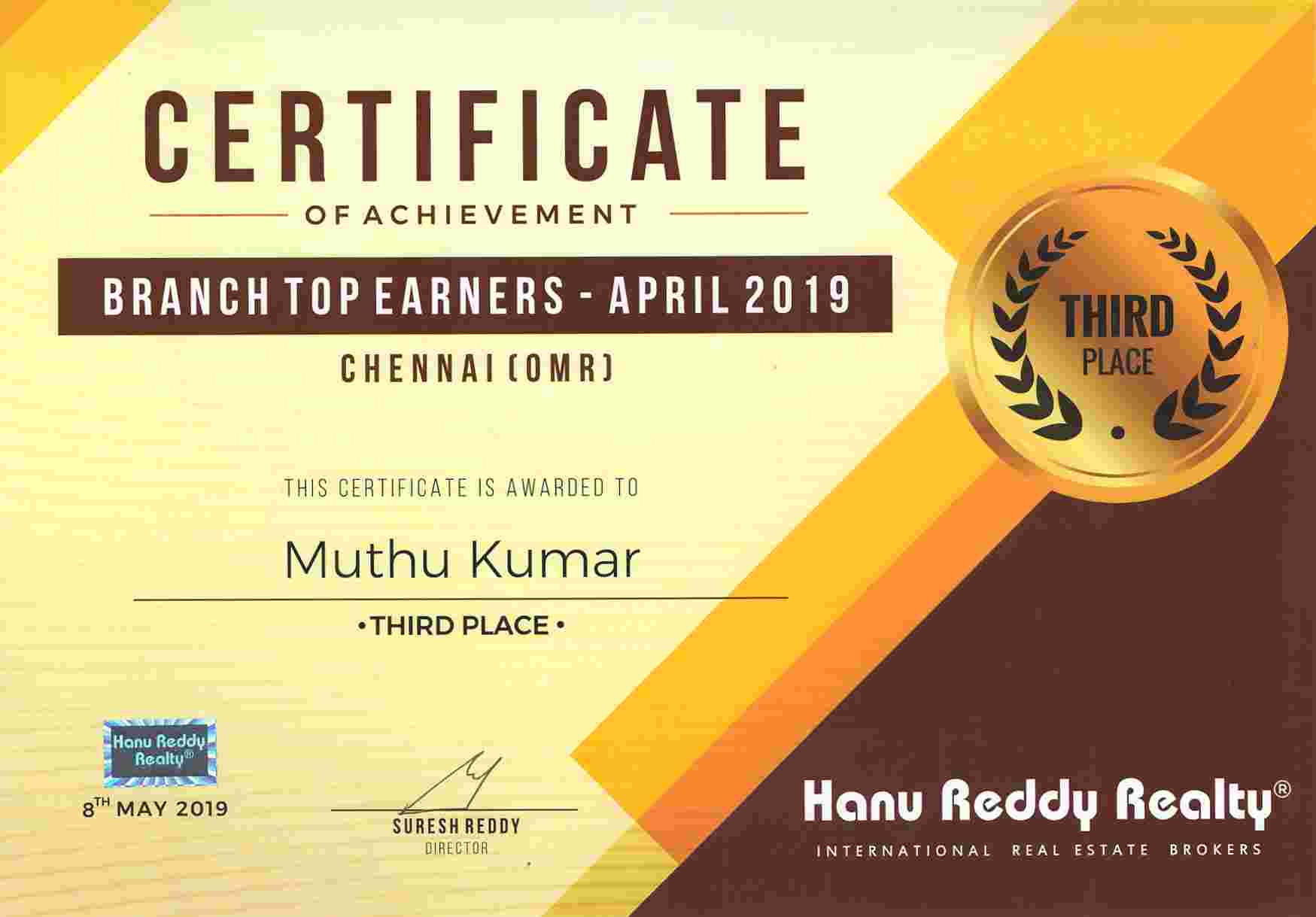 Certificates