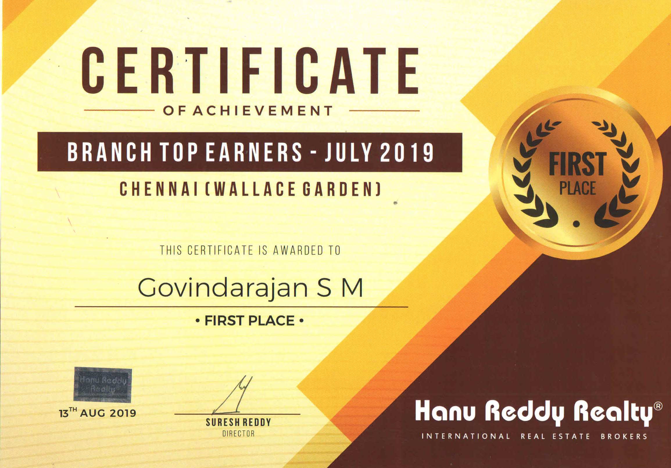Certificates