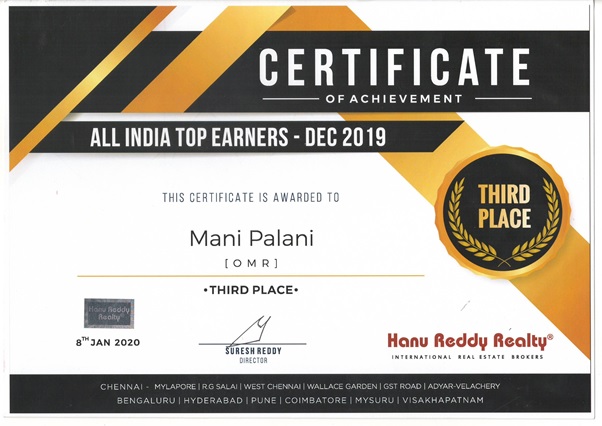 Certificates