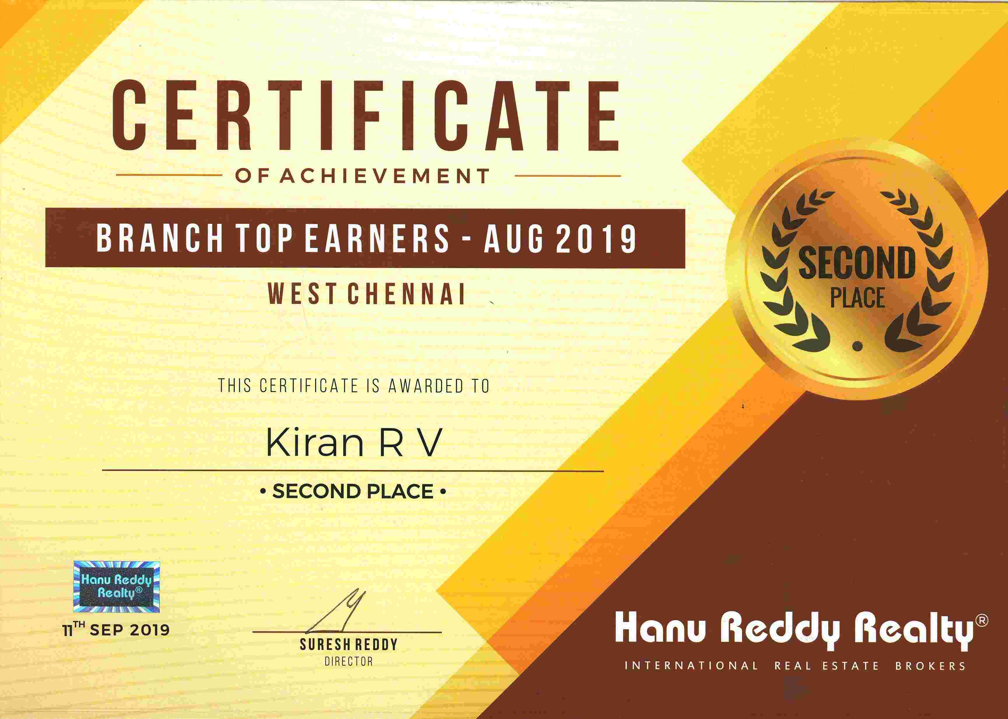 Certificates