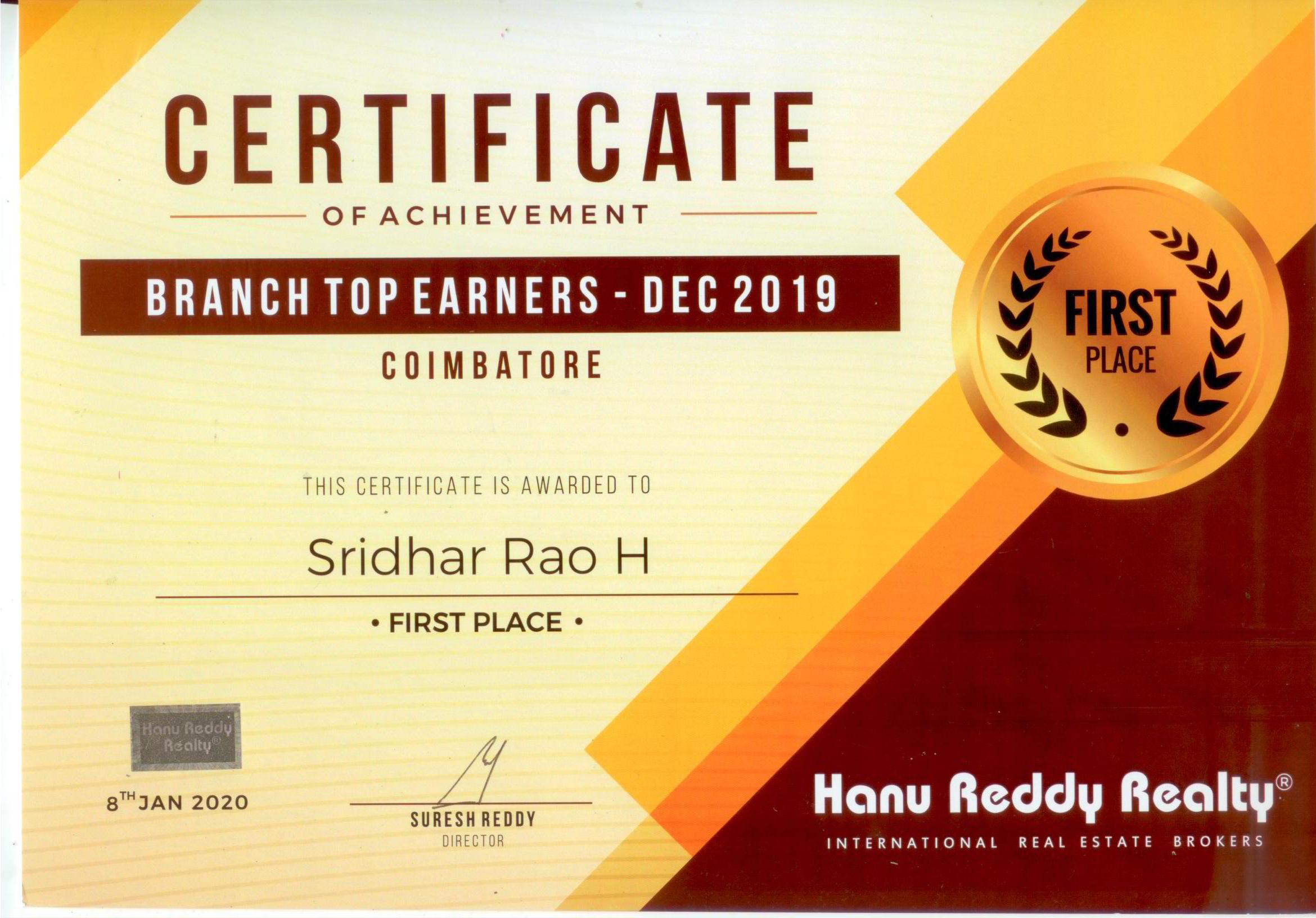 Certificates