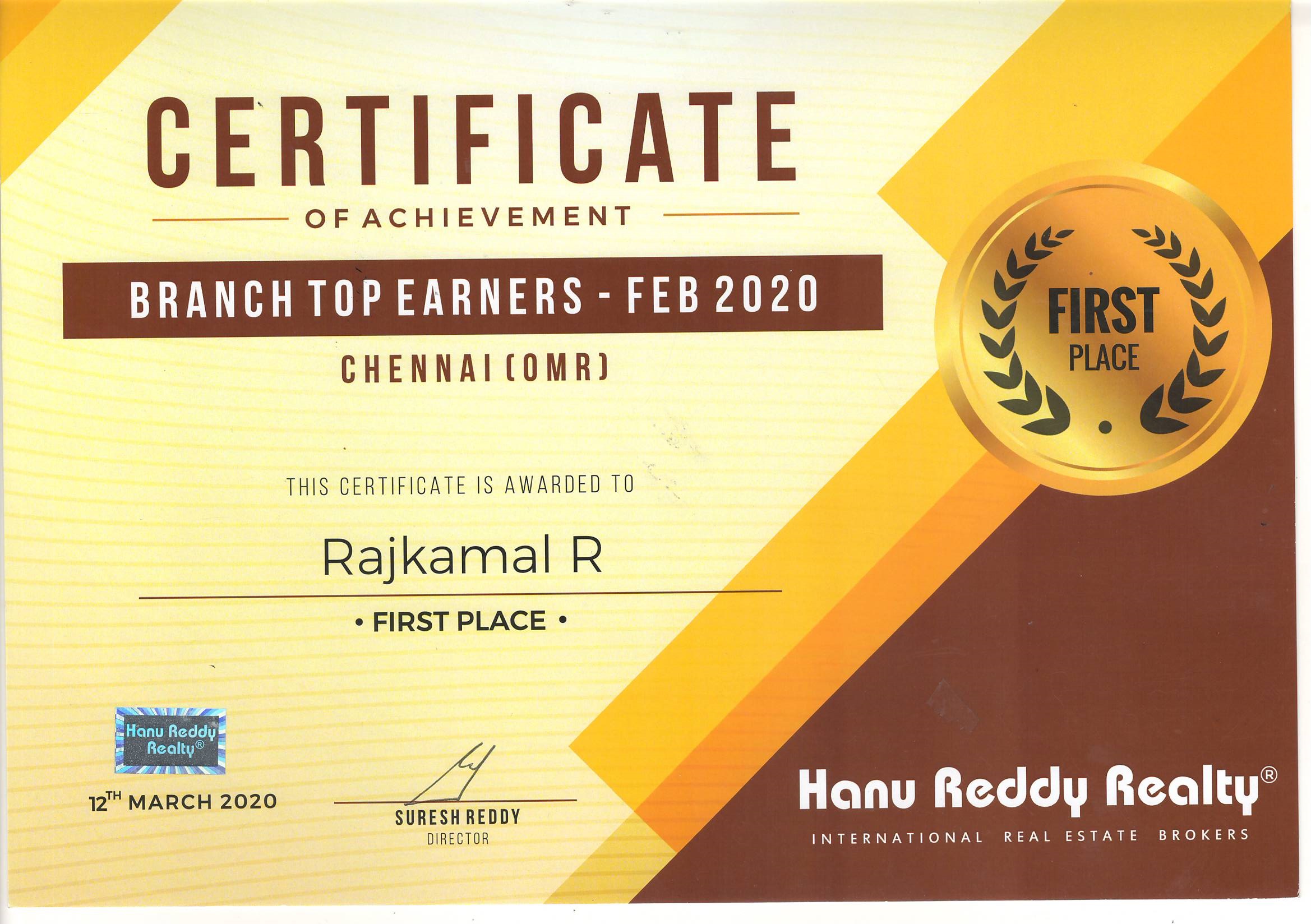 Certificates