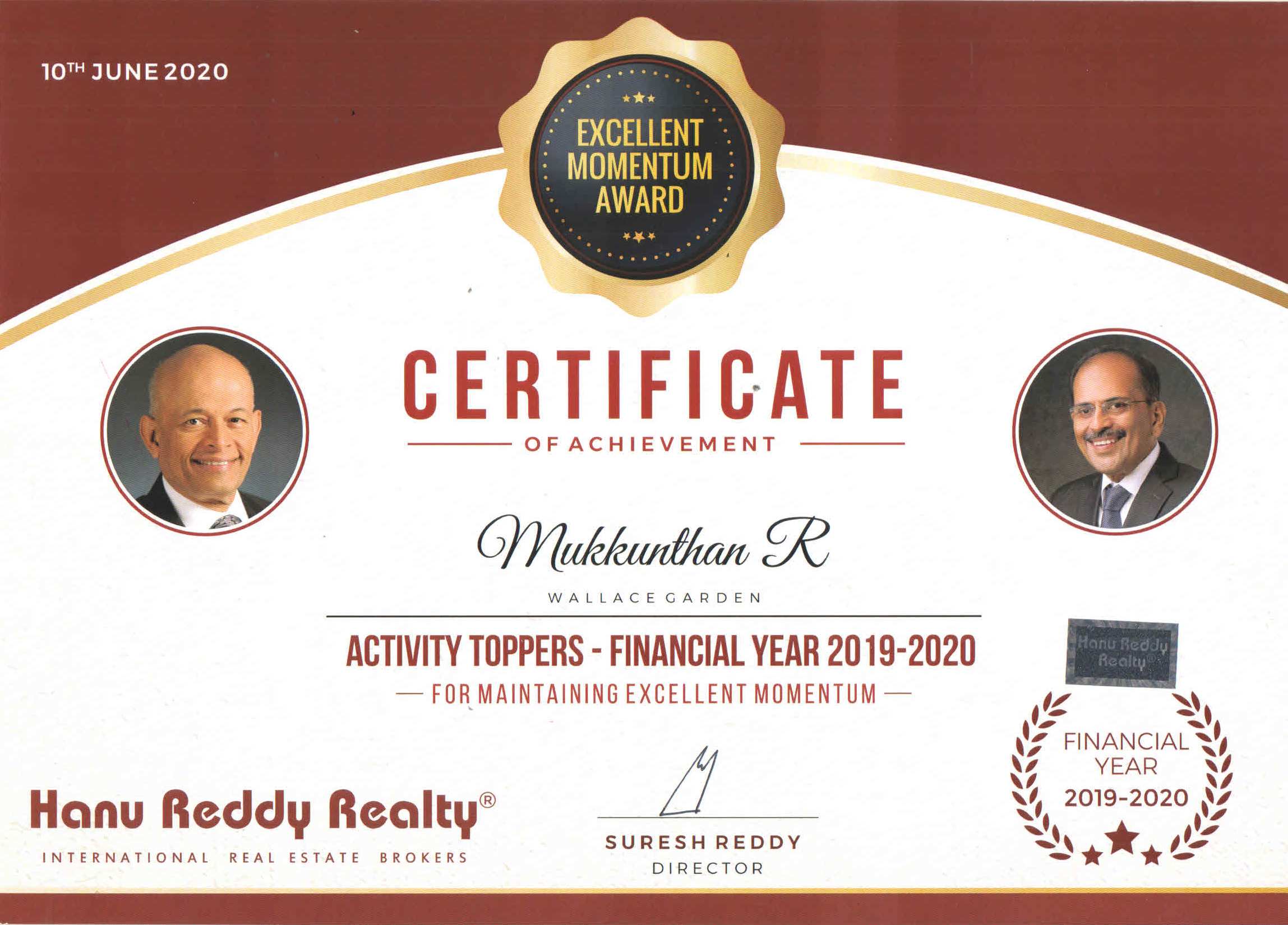 Certificates