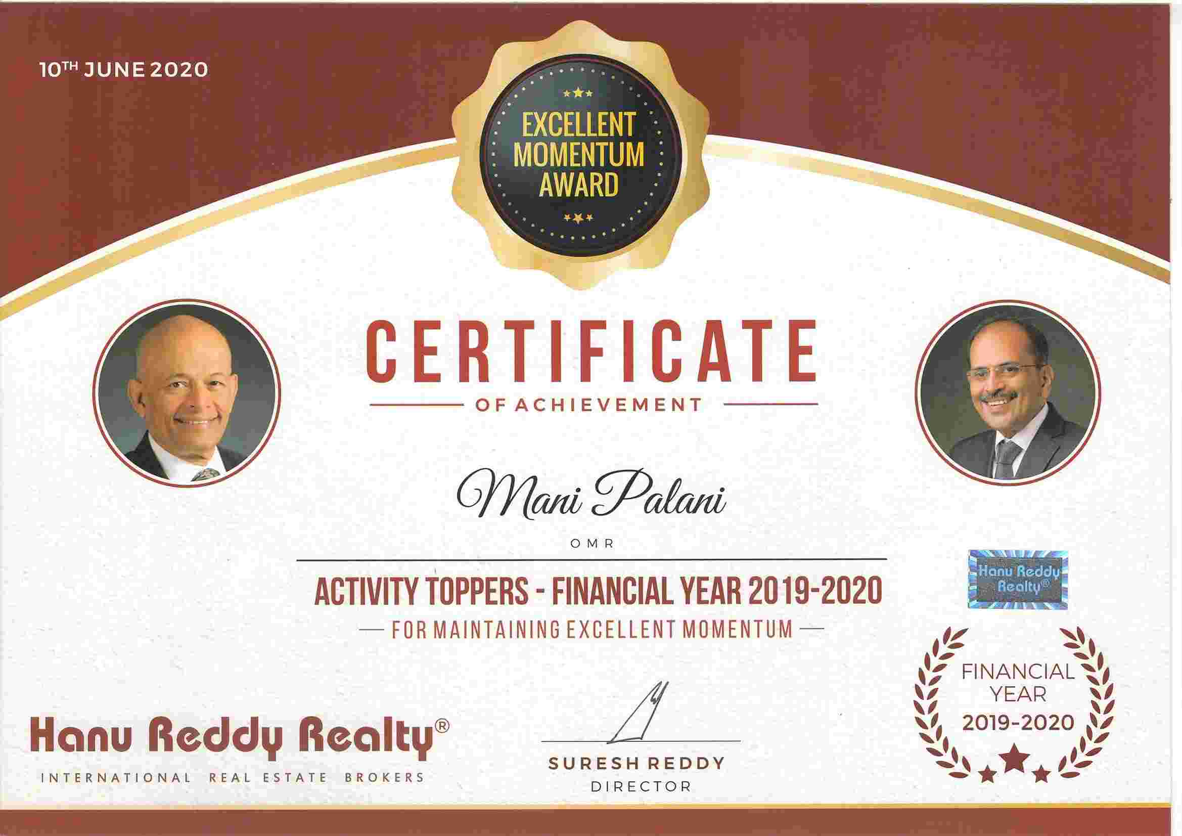 Certificates