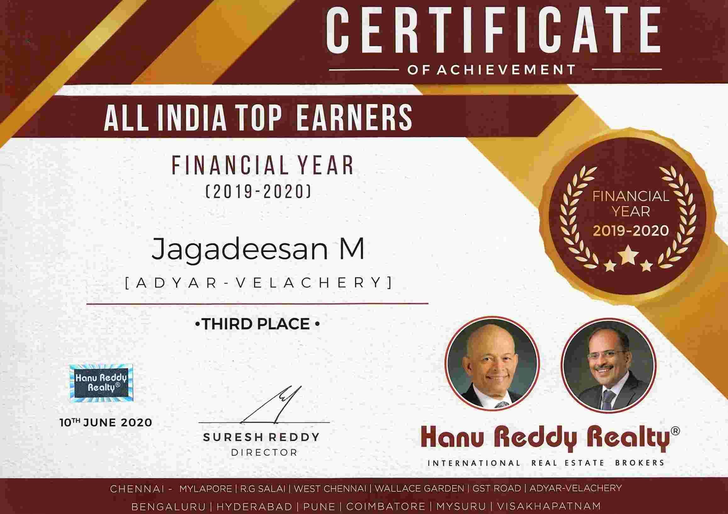 Certificates