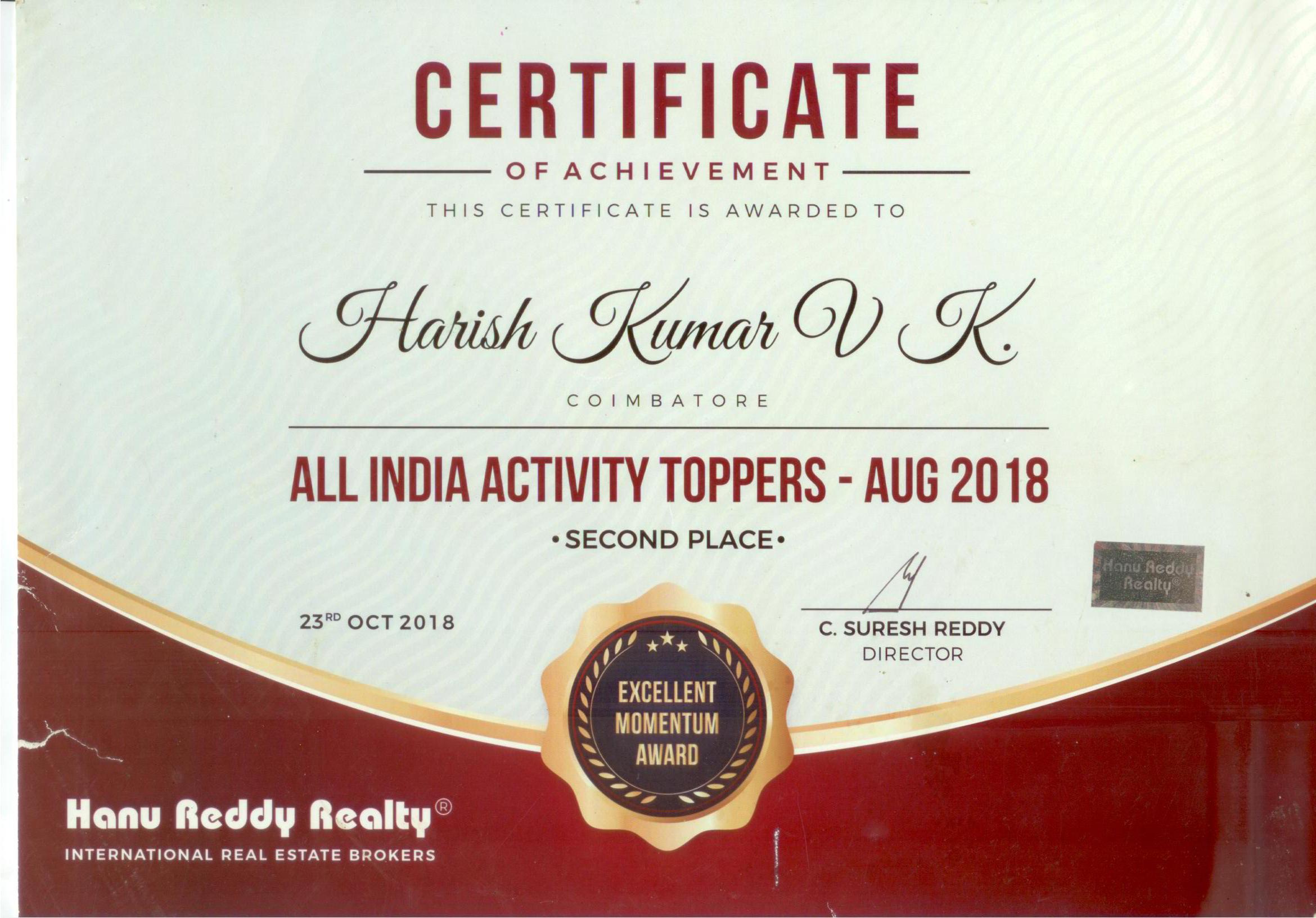Certificates