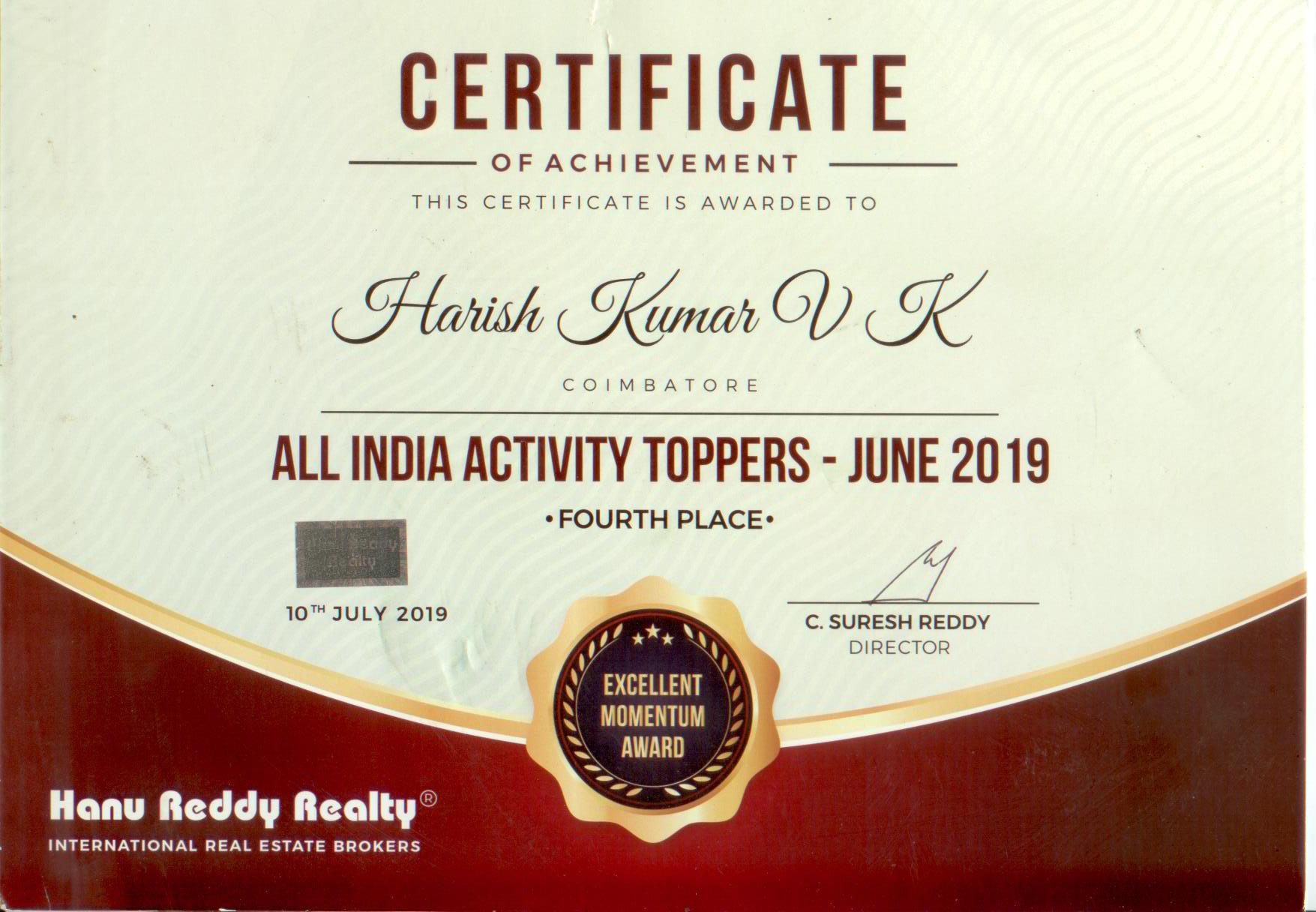 Certificates