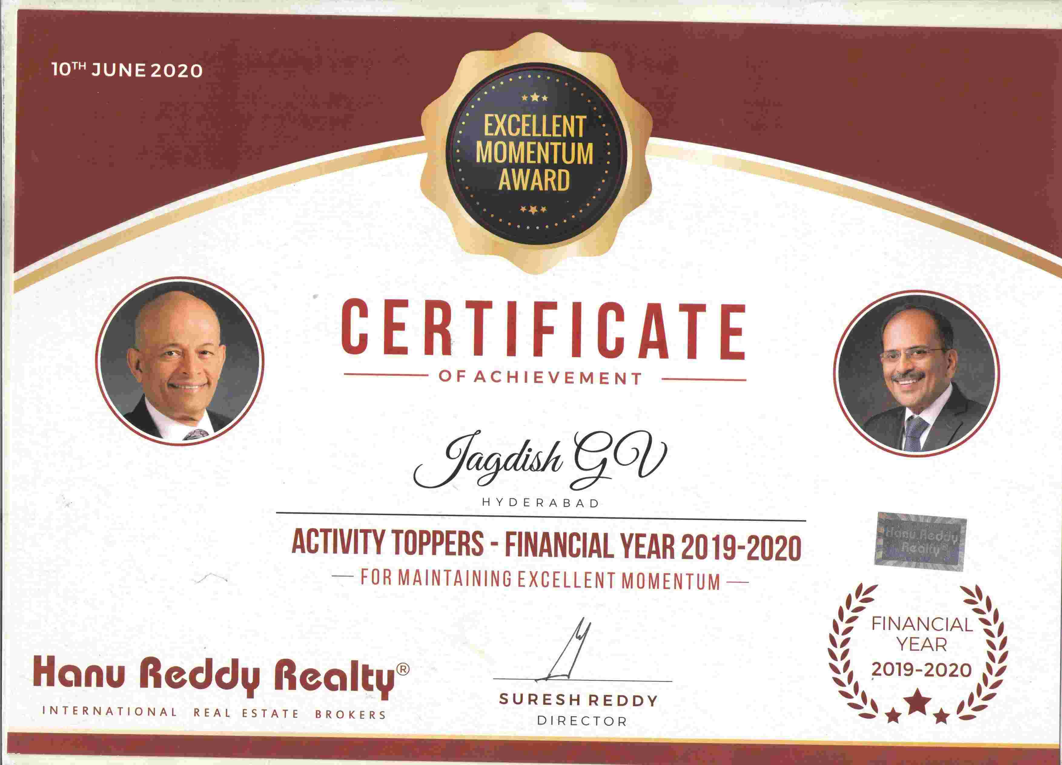 Certificates