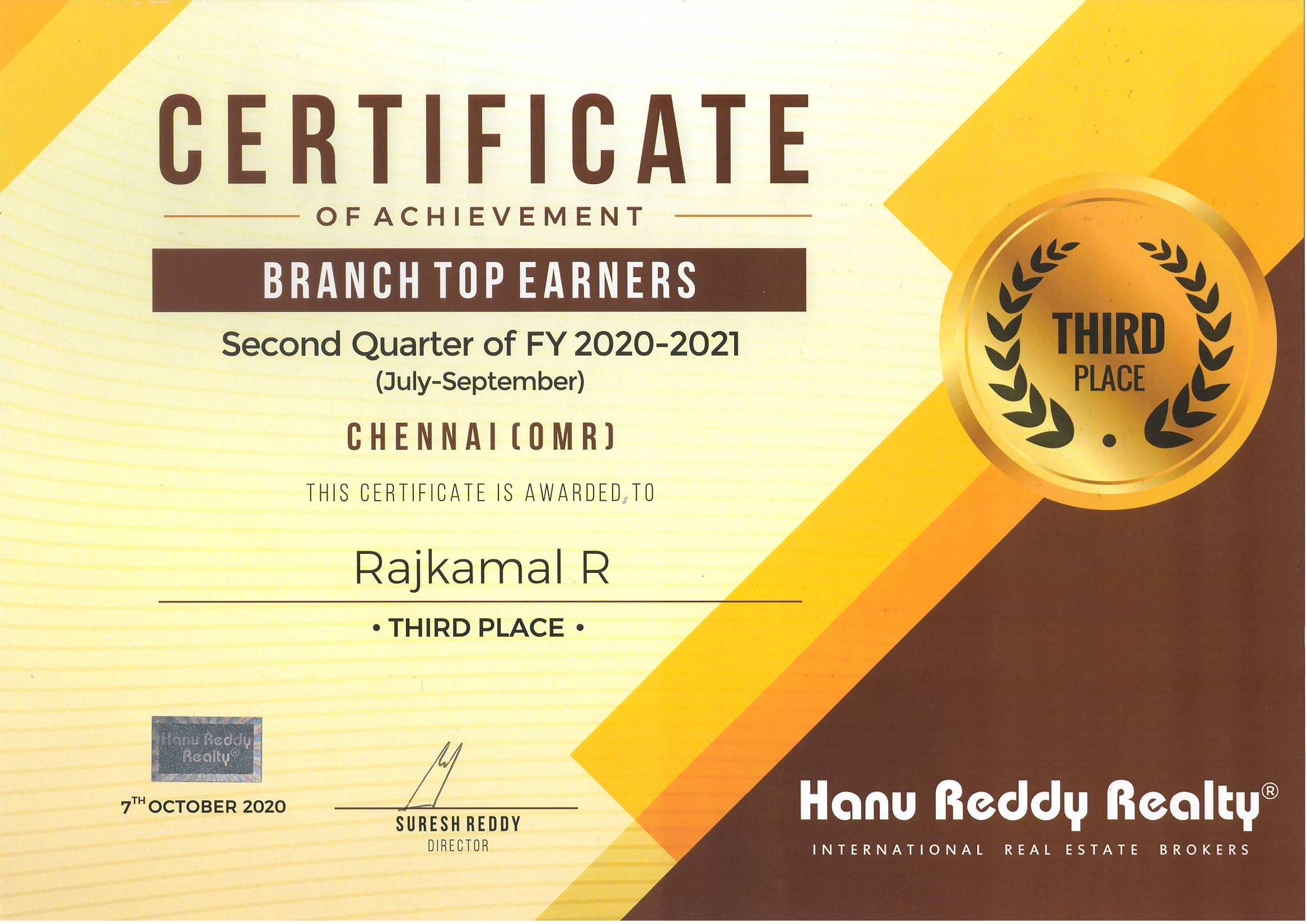 Certificates