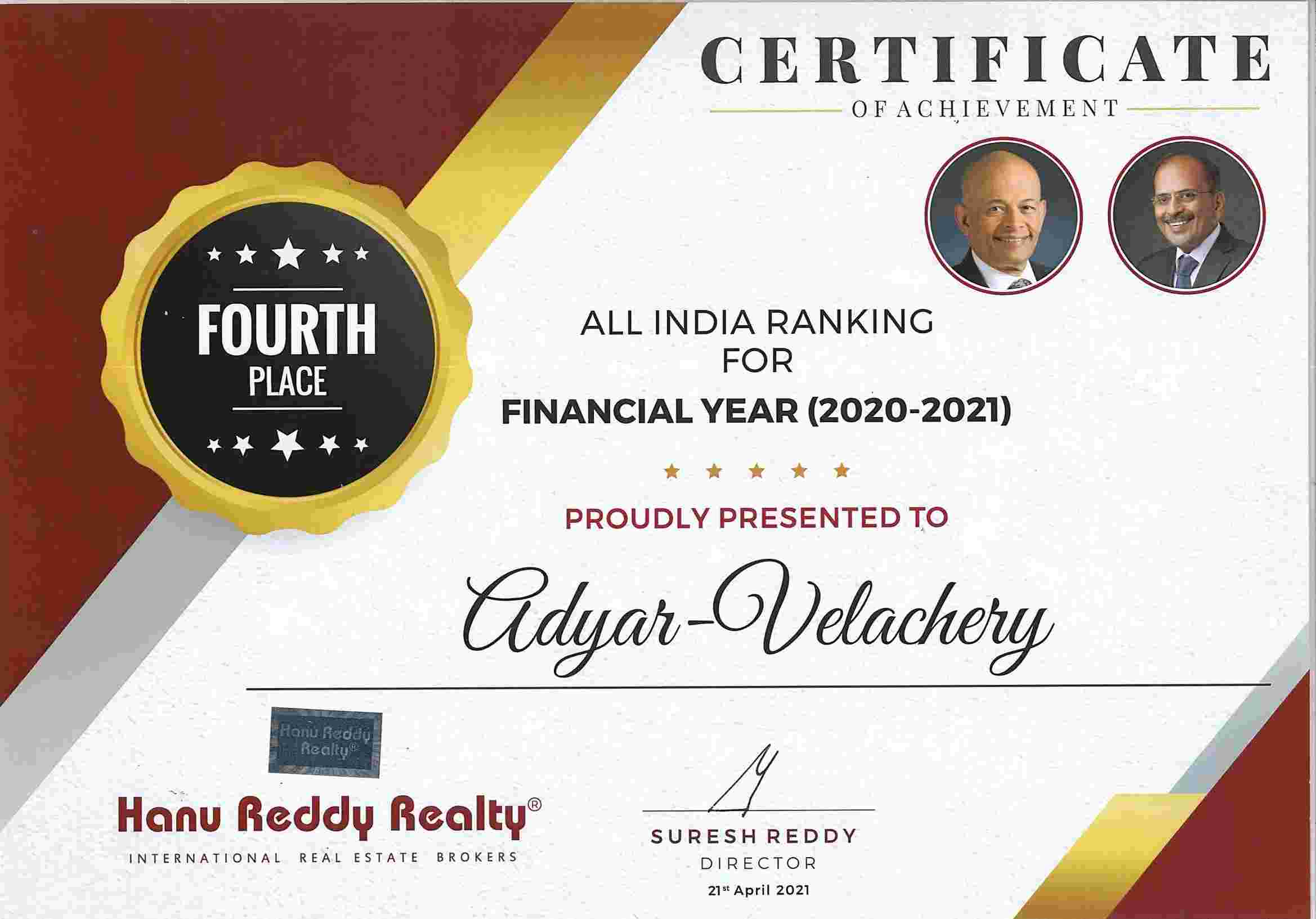 Certificates