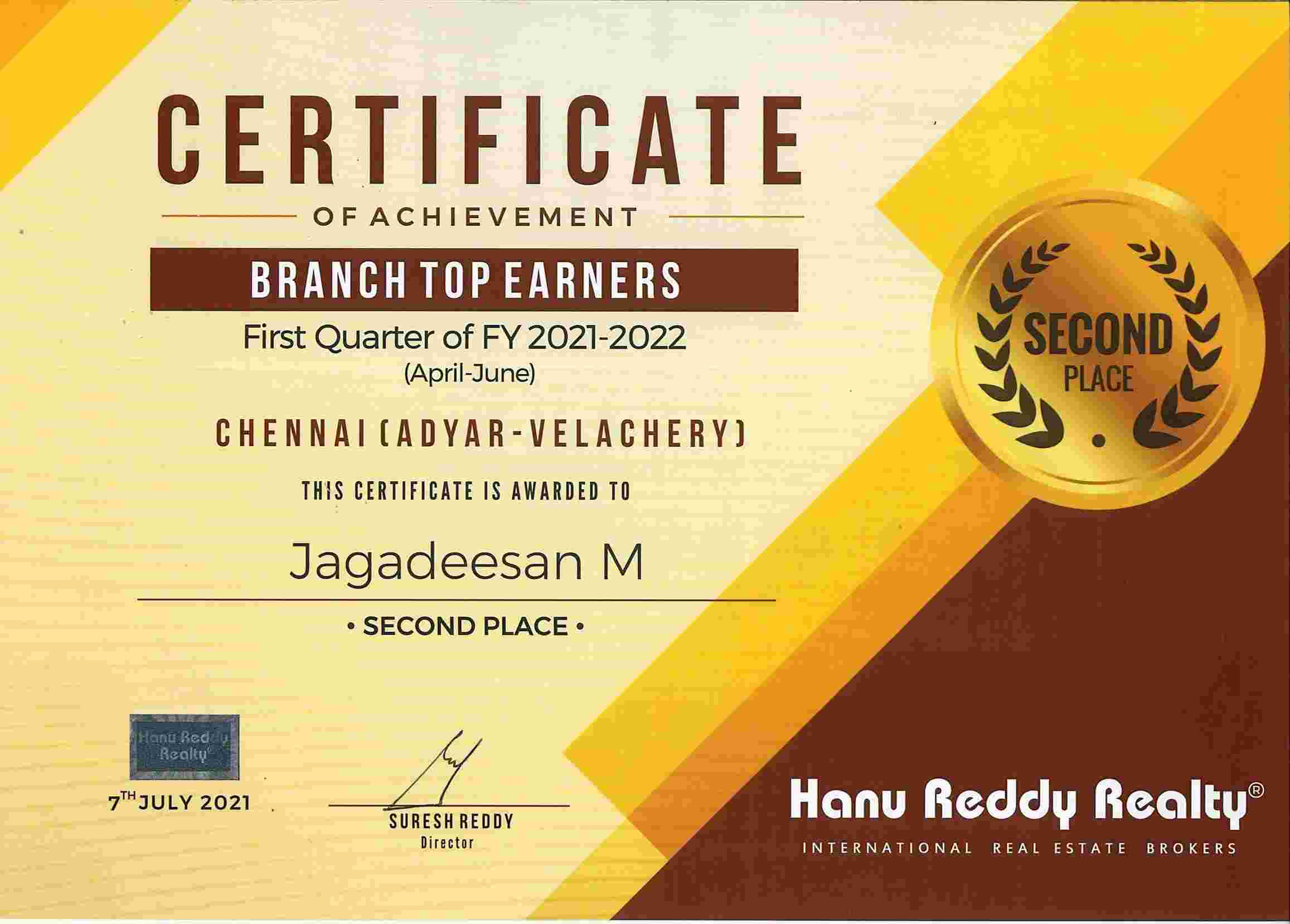 Certificates