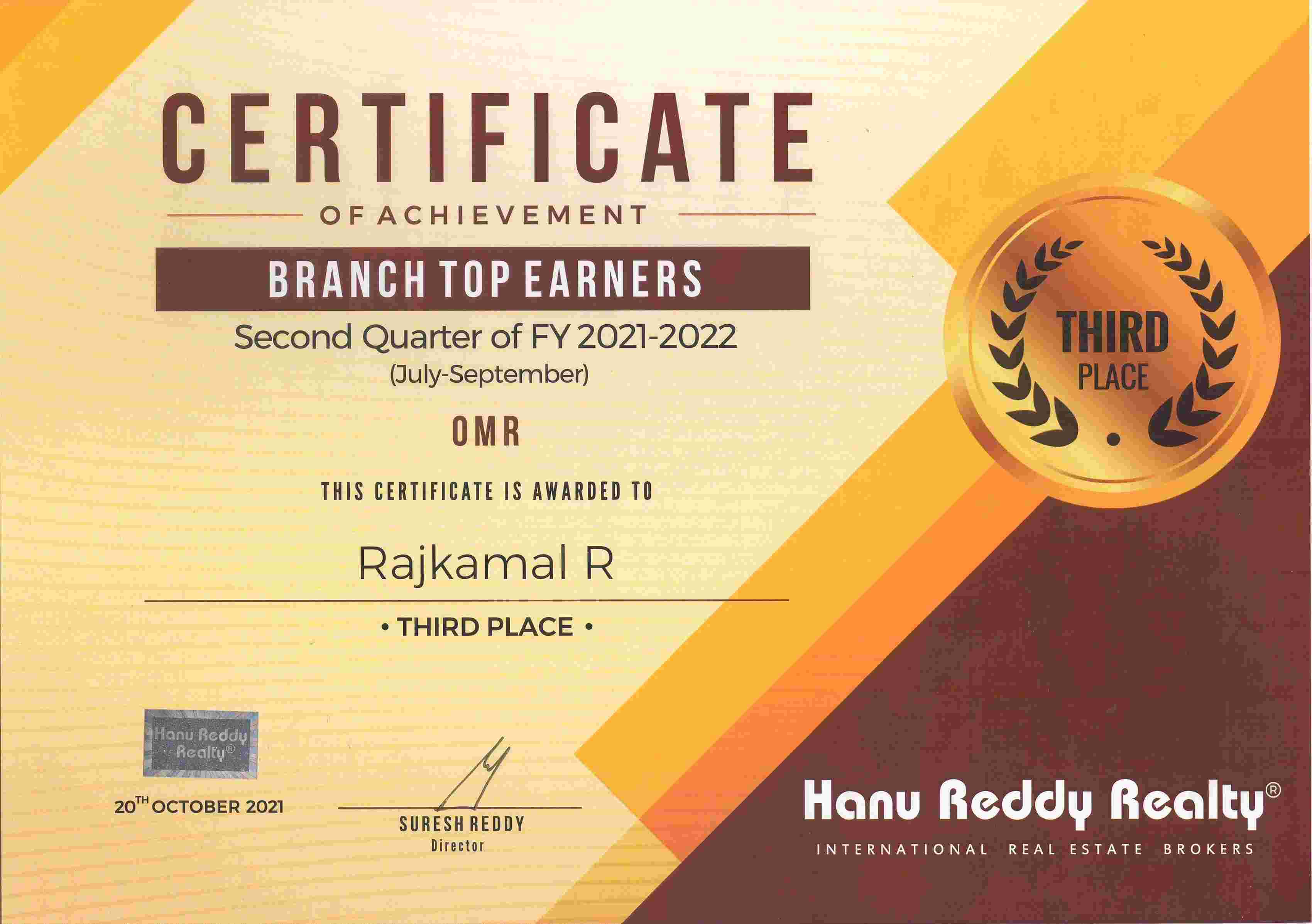 Certificates