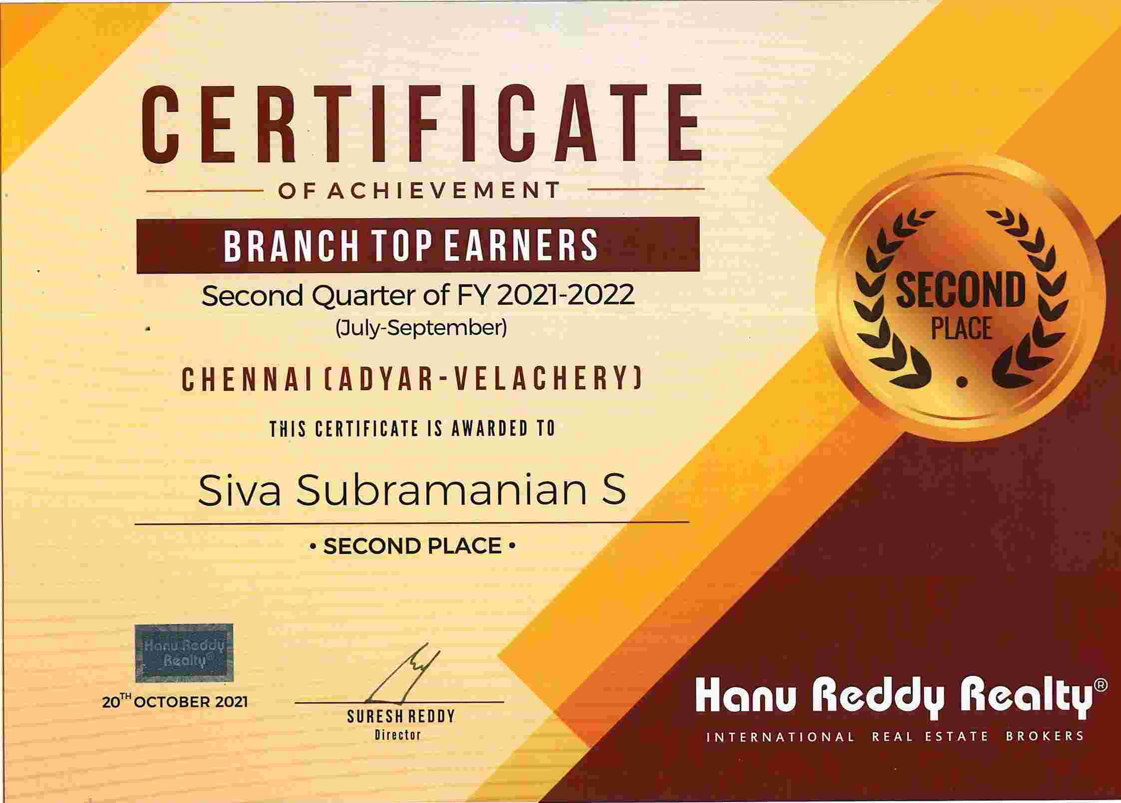 Certificates